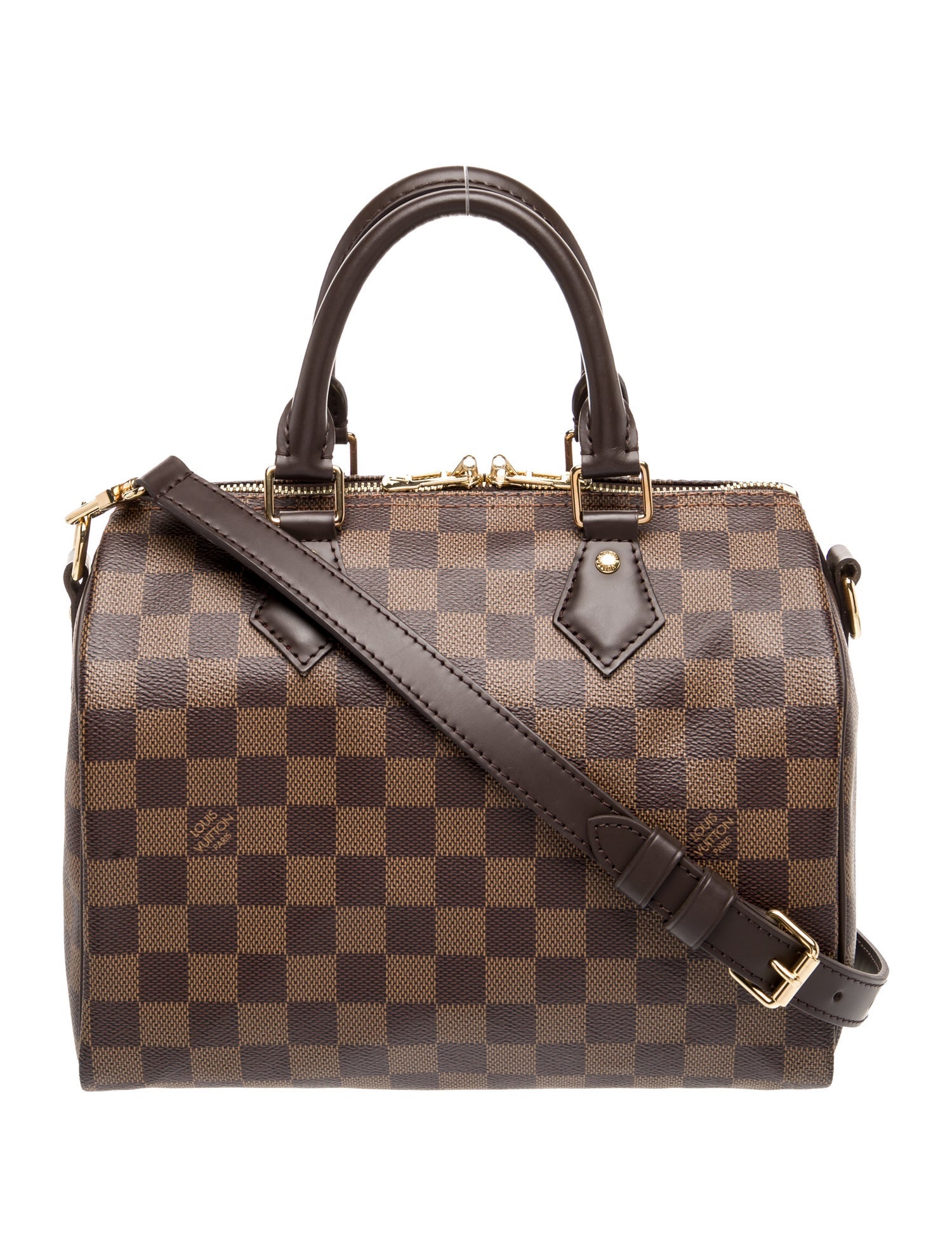 Louis Vuitton Damier Ebene Speedy Bandouliere 25