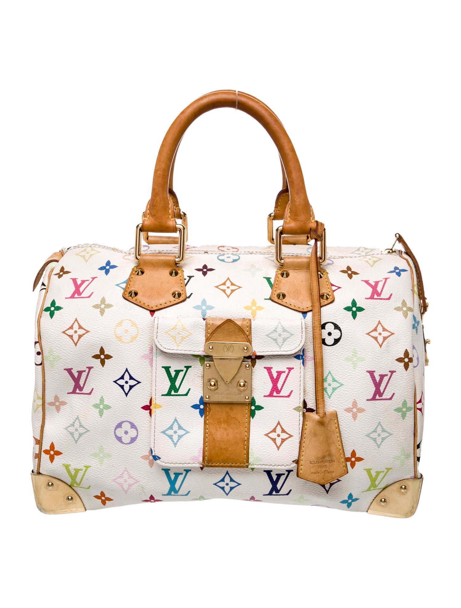 Louis Vuitton Multicolore Monogram Speedy 30 Vintage