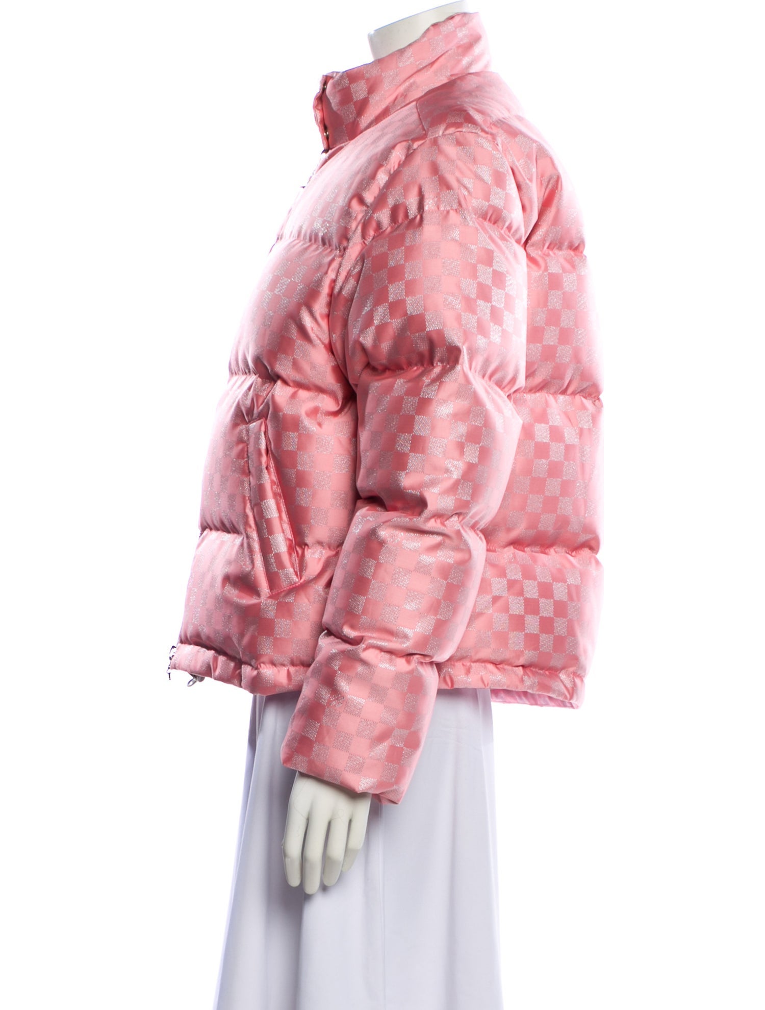 Louis Vuitton 2019 Printed Faux Fur Jacket w/ Tags