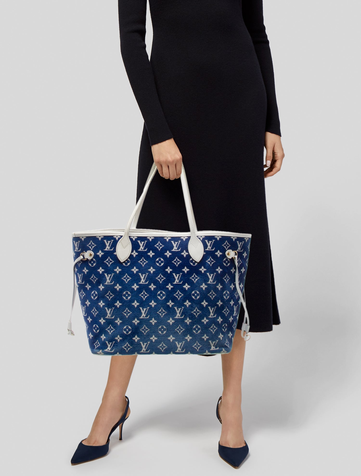 Louis Vuitton LV Monogram Match Neverfull w/Pouch MM