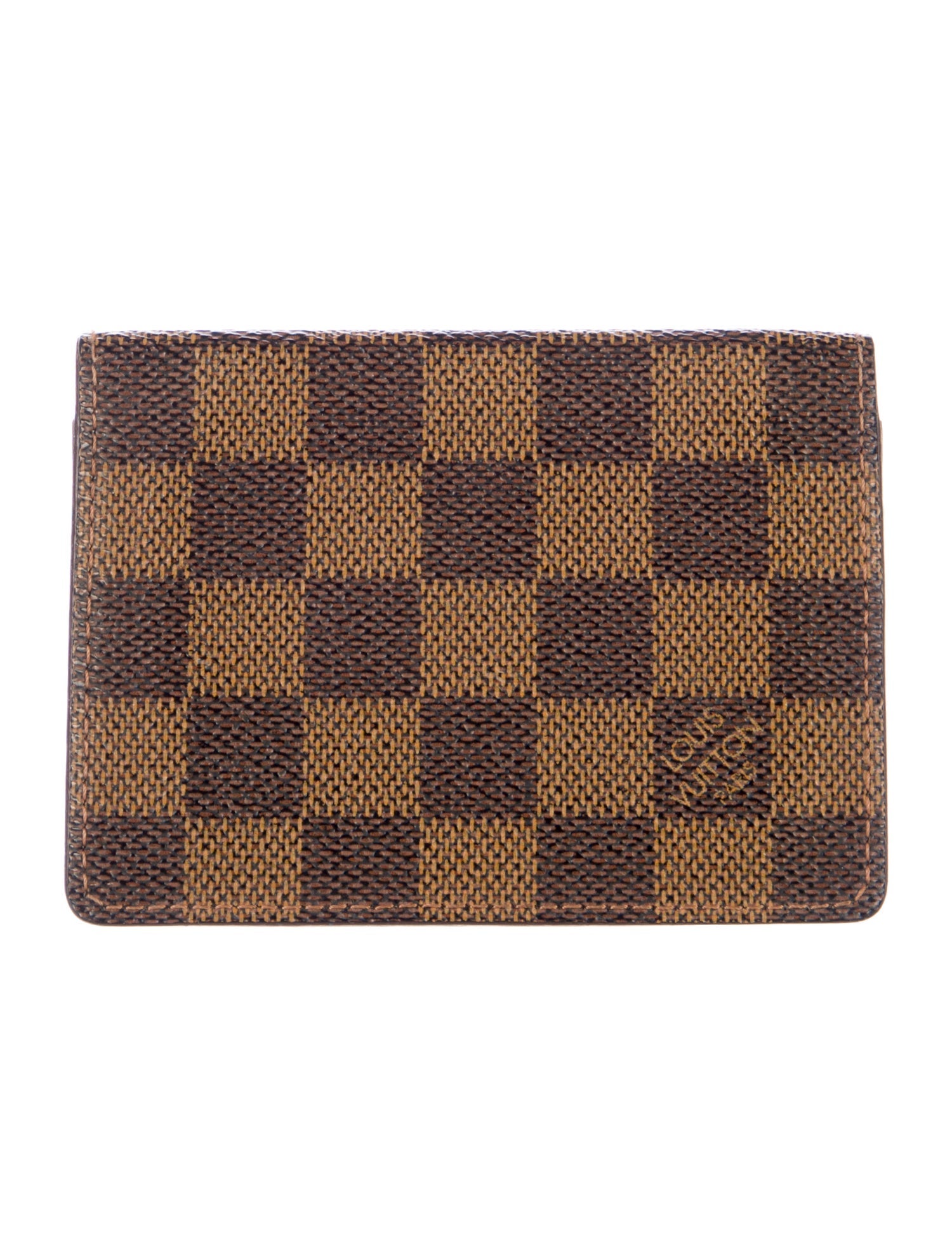 Louis Vuitton Damier Ebene Pattern Card Holder