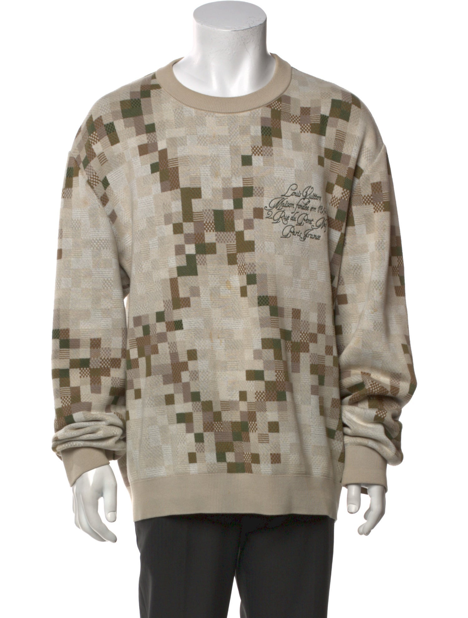 Louis Vuitton 2025 Printed Pullover