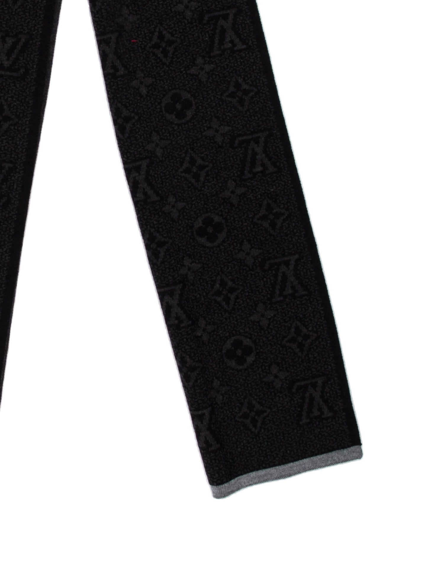 Louis Vuitton Monogram Eclipse Wool Scarf