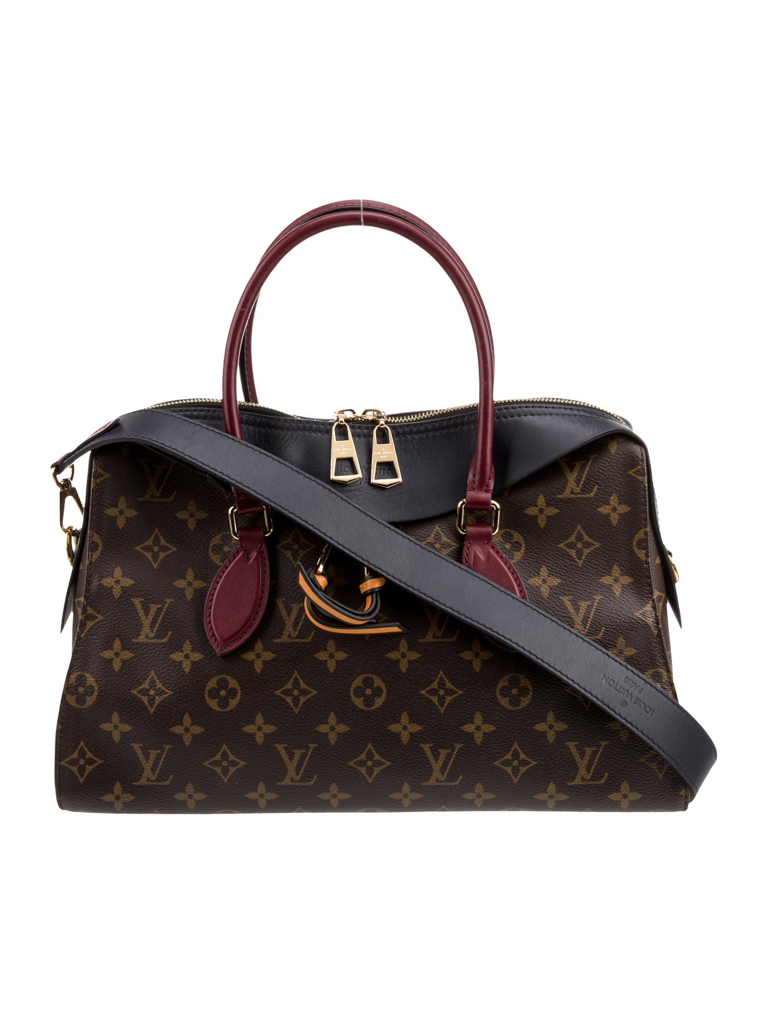 Louis Vuitton Bicolor Monogram Empreinte Double Zip Pochette
