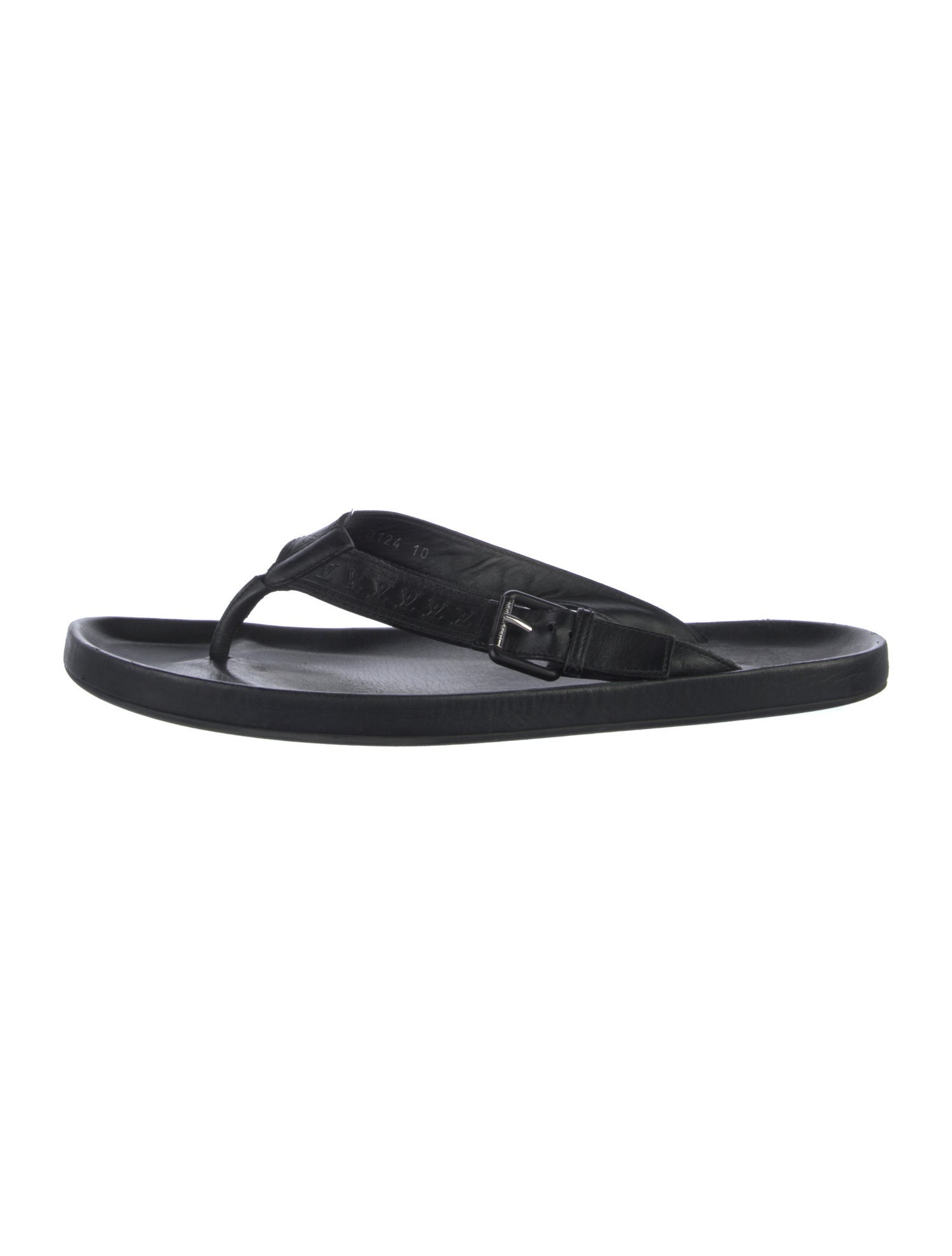 Louis Vuitton Leather Flip Flops