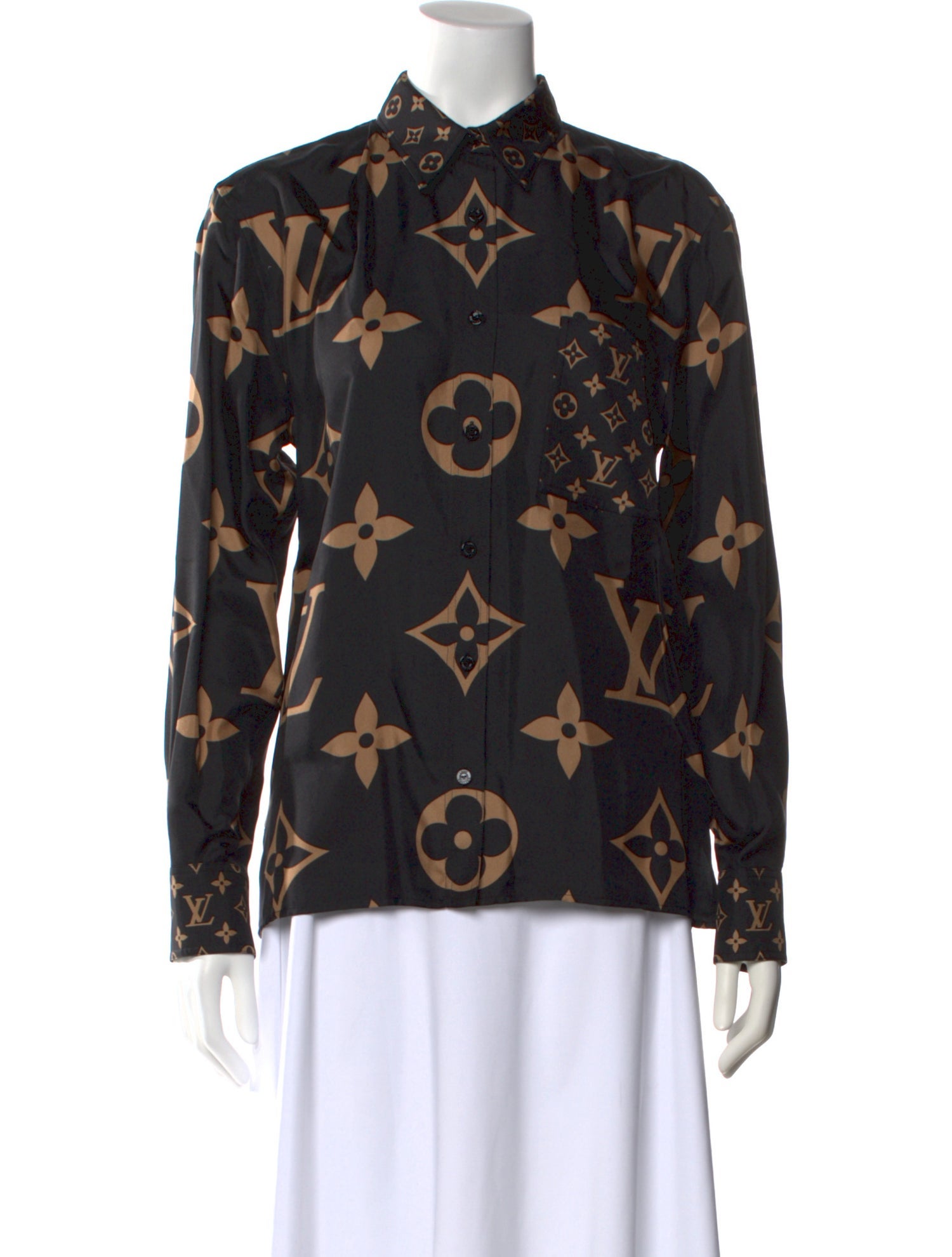 Louis Vuitton 2021 Silk Button-Up Top w/ Tags