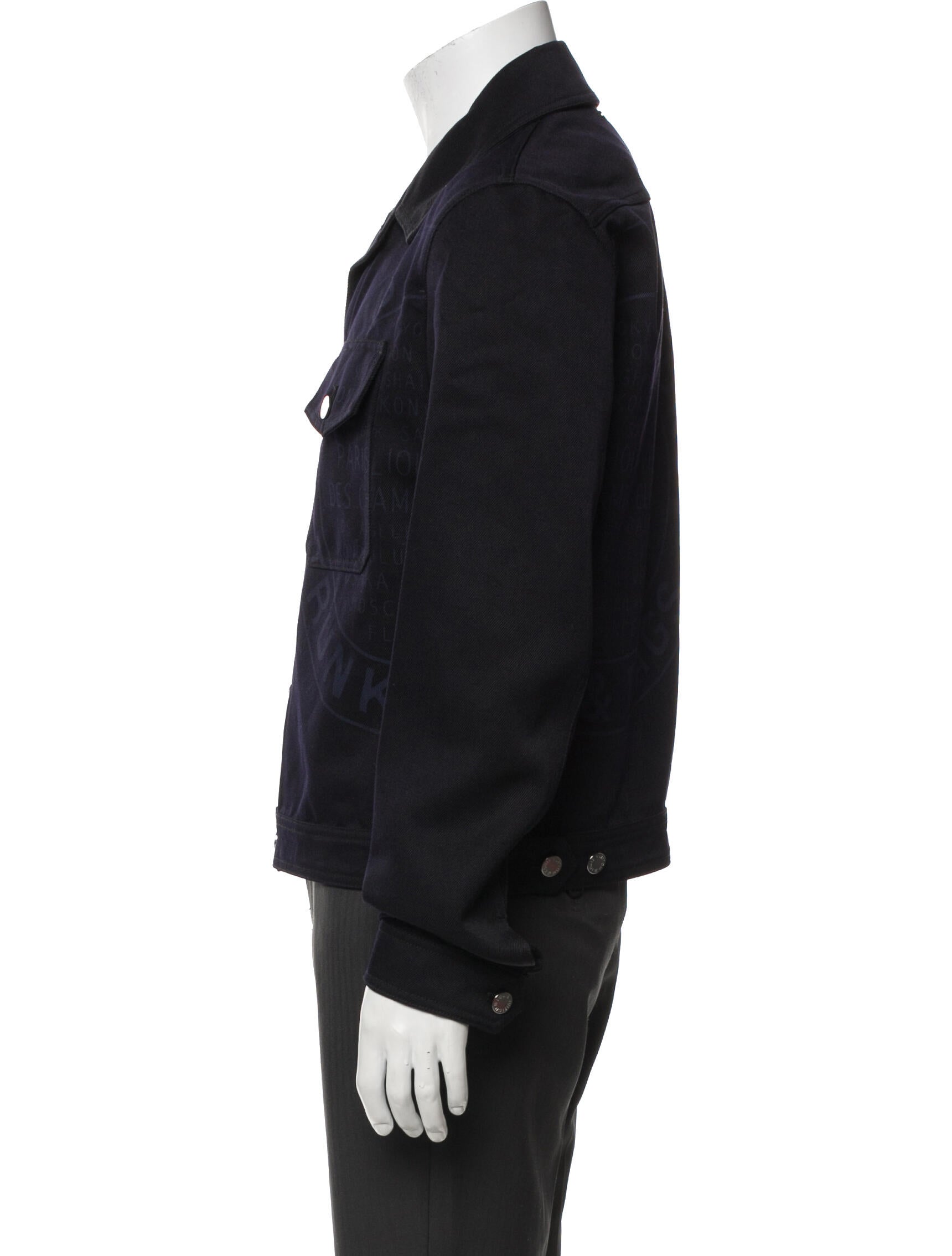 Louis Vuitton 2016 LV Monogram Denim Jacket