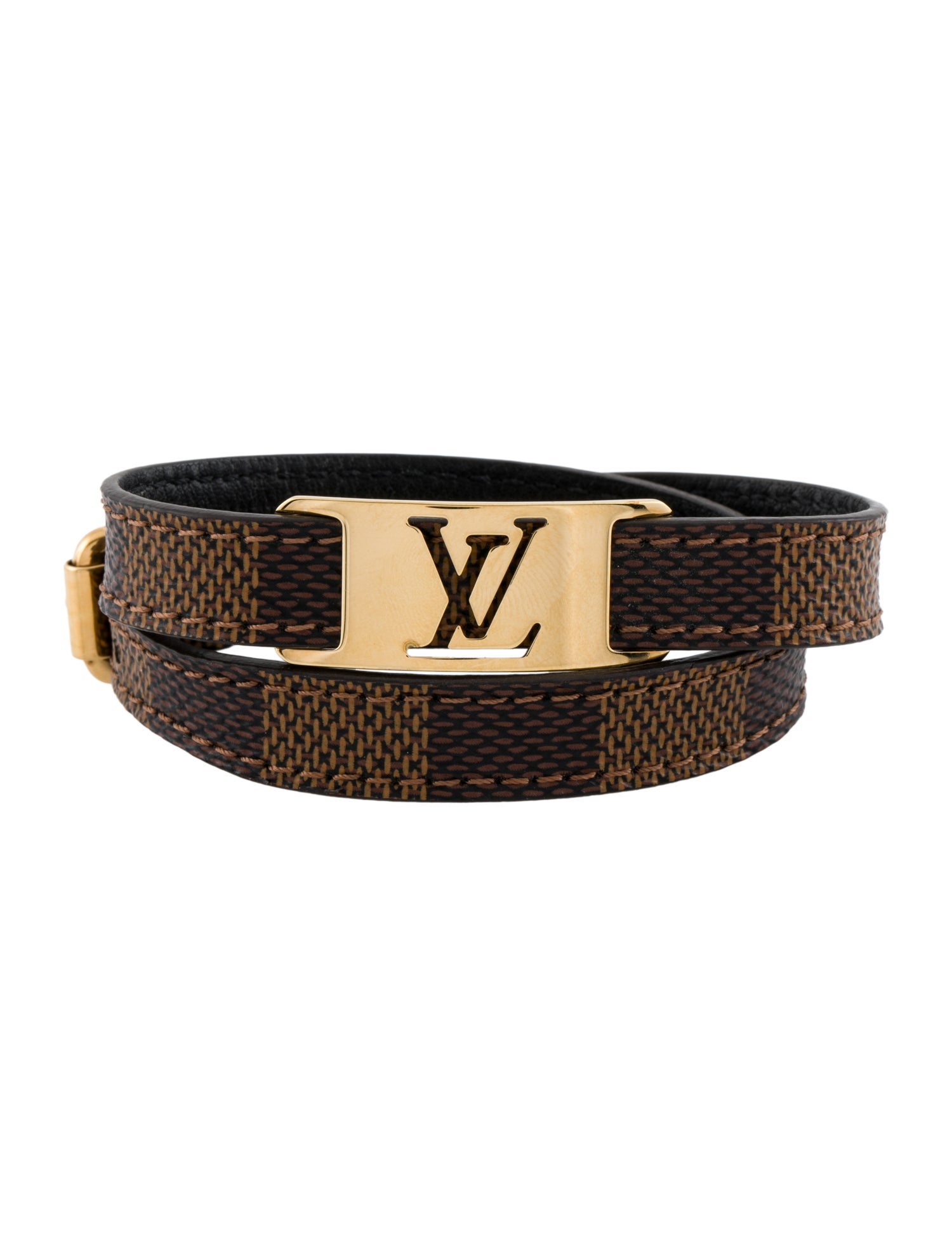 Louis Vuitton Canvas Sign It Double Wrap Bracelet