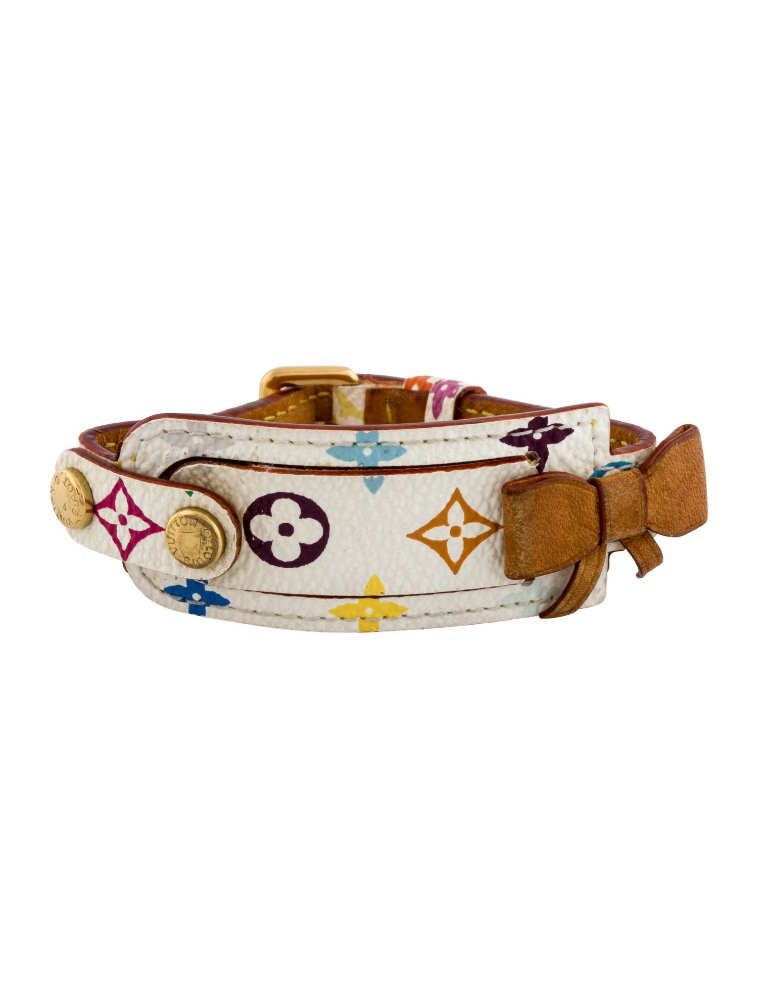 Louis Vuitton Leather ID Wrap Bracelet