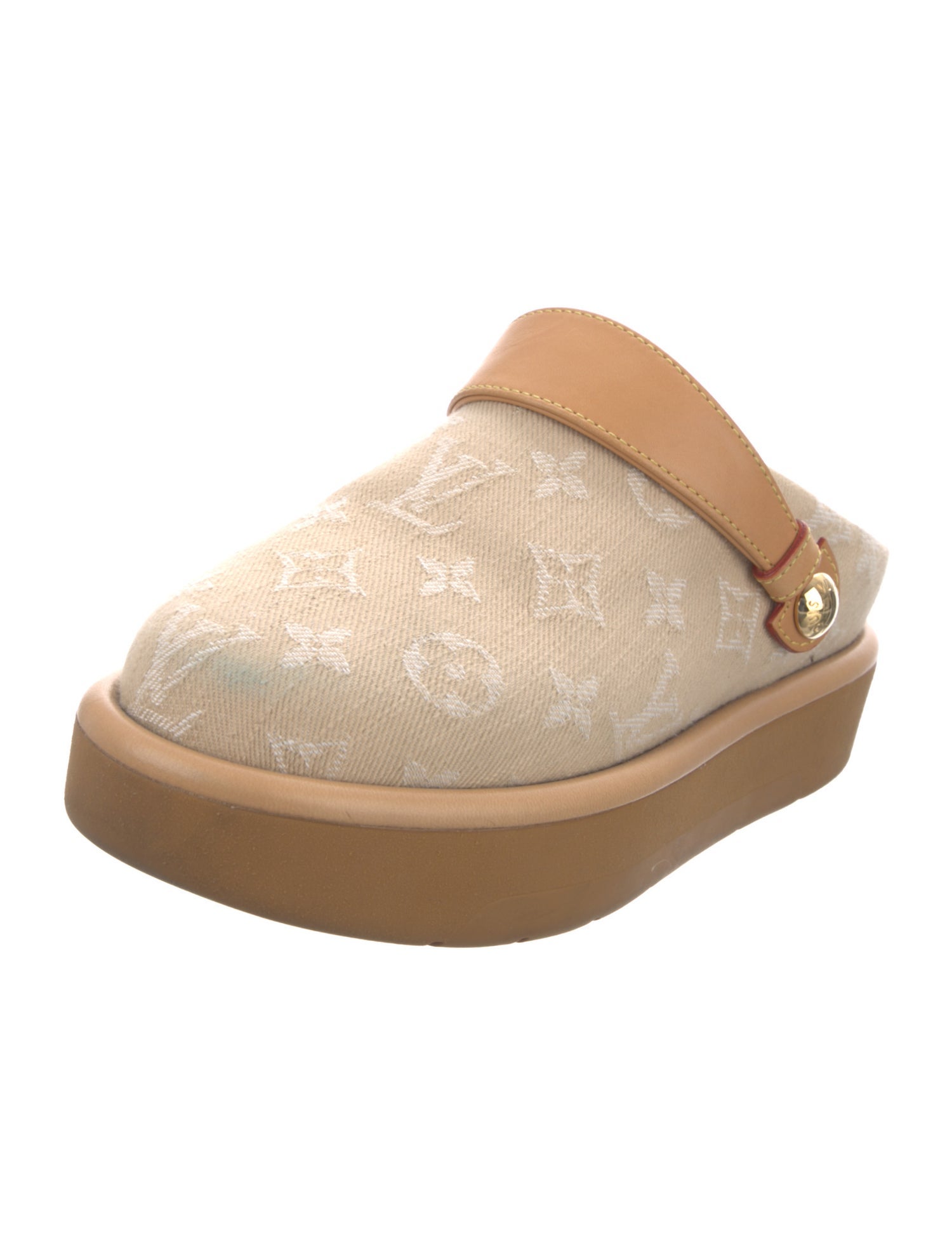 Louis Vuitton Canvas Mules