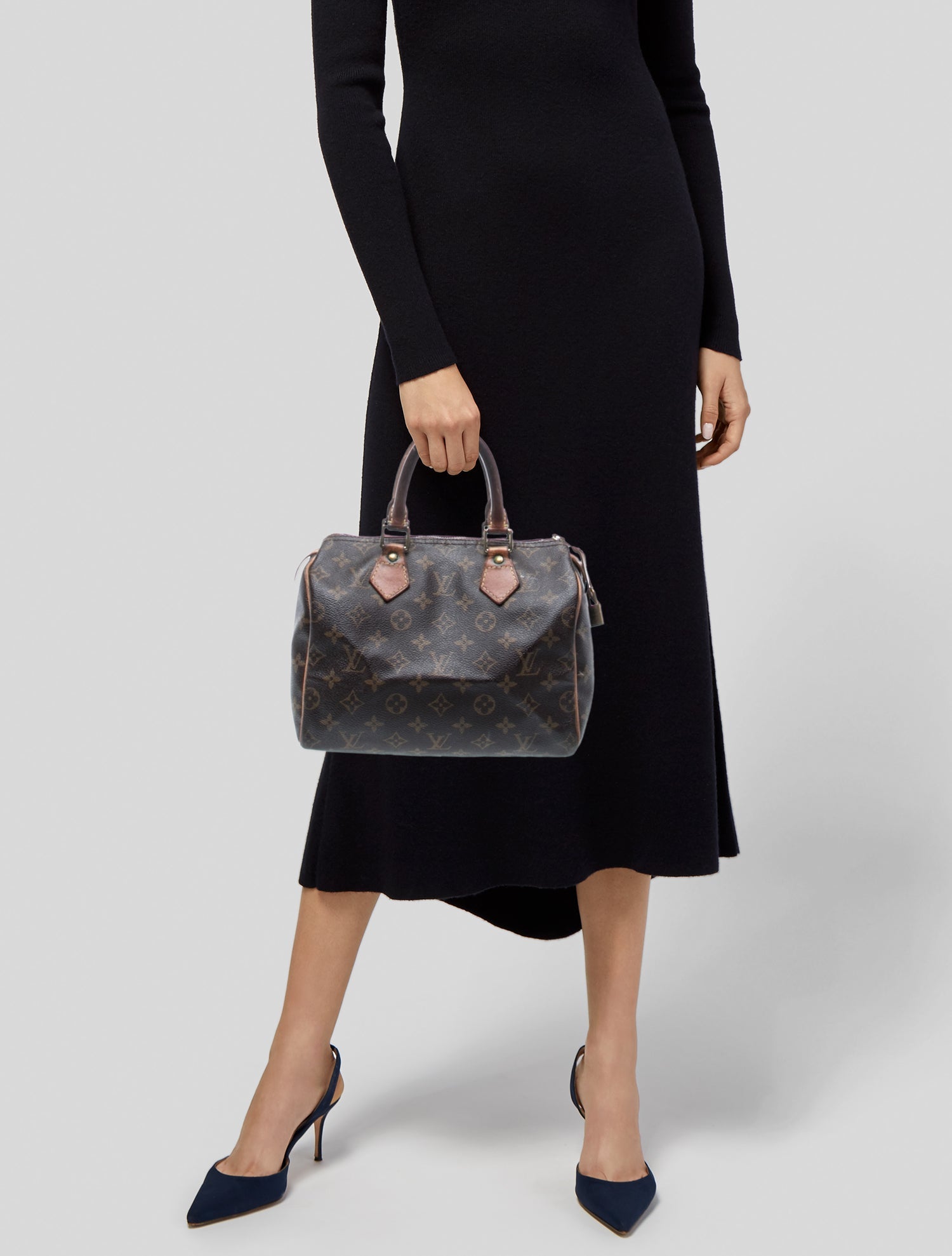 Louis Vuitton LV Monogram Speedy 25 Vintage