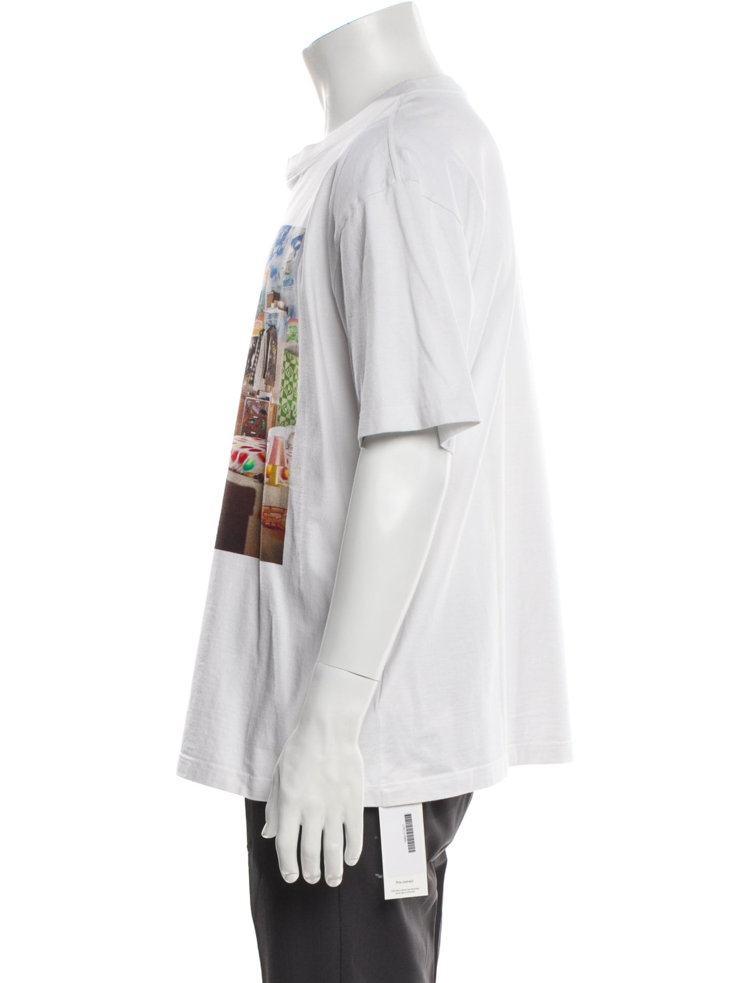 Louis Vuitton 2024 Faux Pearl Accents T-Shirt - White T-Shirts