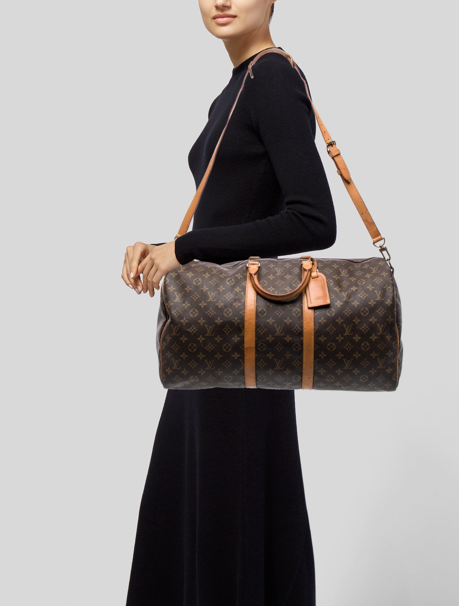 Louis Vuitton LV Monogram Keepall Bandouliere 55