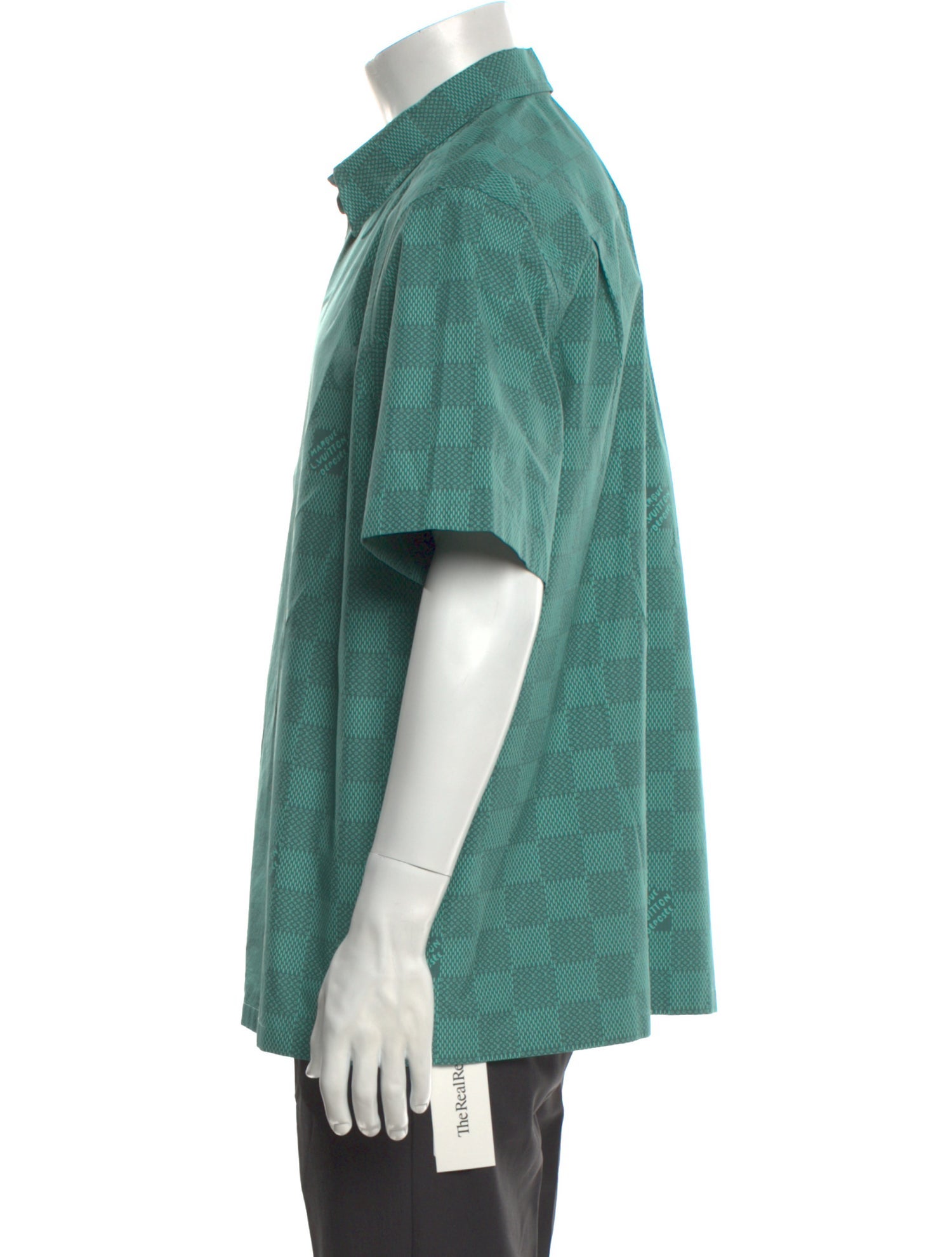 Louis Vuitton 2024 Damier Azur Pattern Shirt