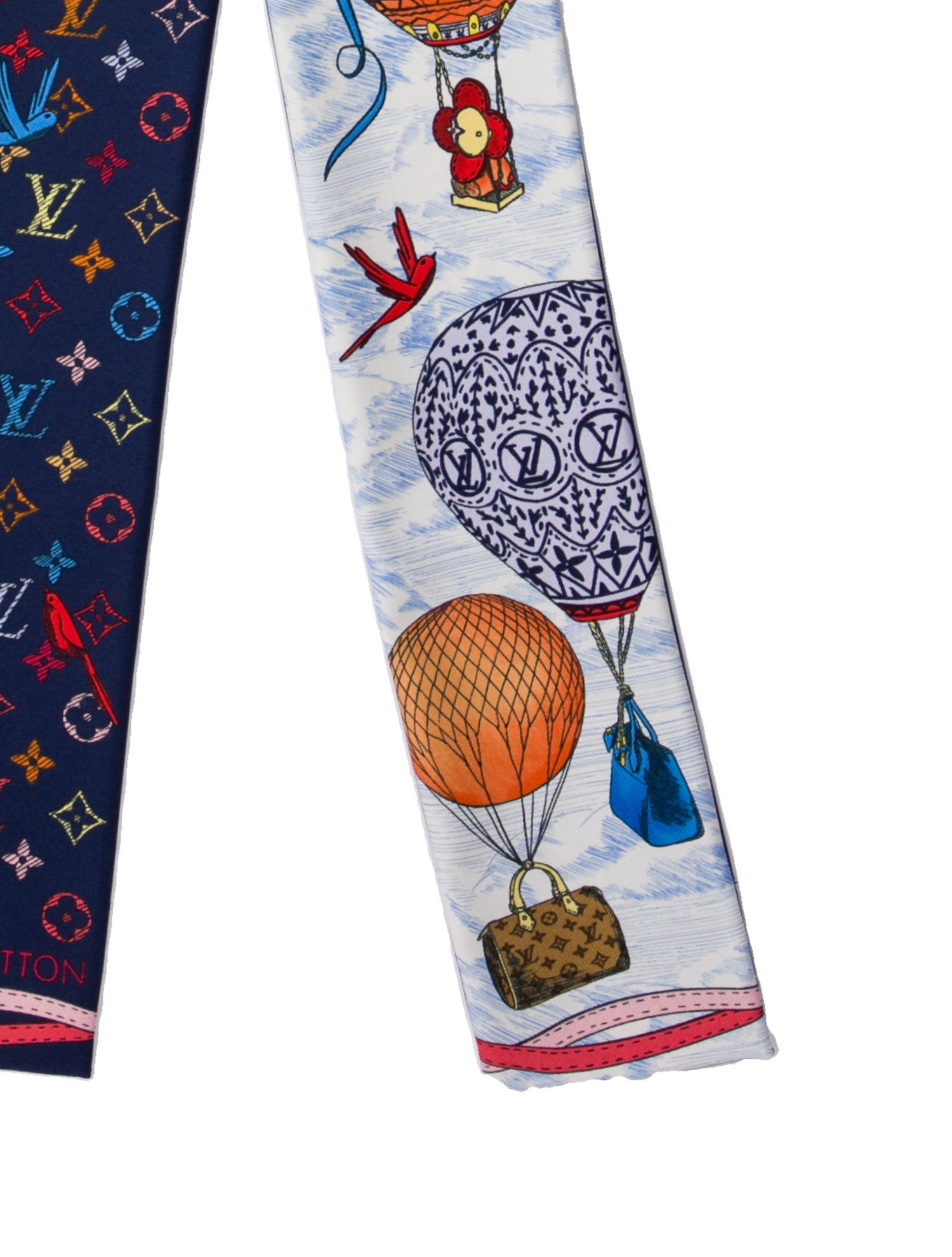 Louis Vuitton Groom Bandeau Silk Scarf