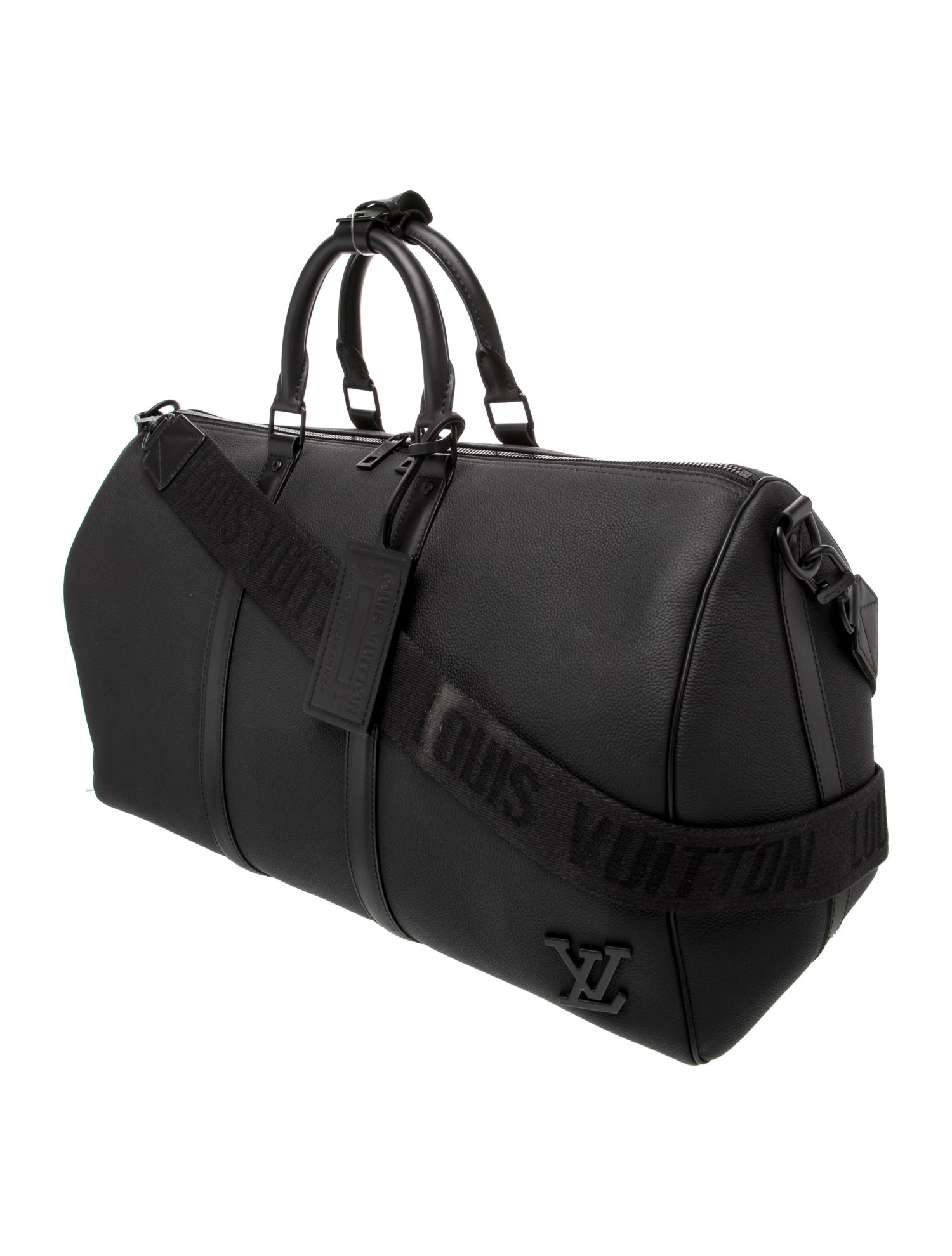 Louis Vuitton Leather Keepall Bandouliere 50