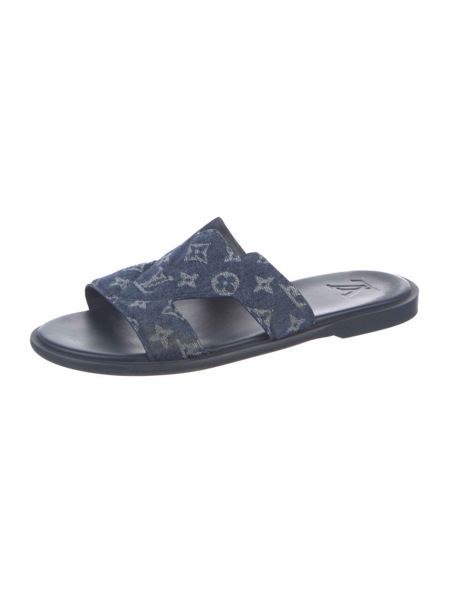 Louis Vuitton LV Monogram Denim Slides