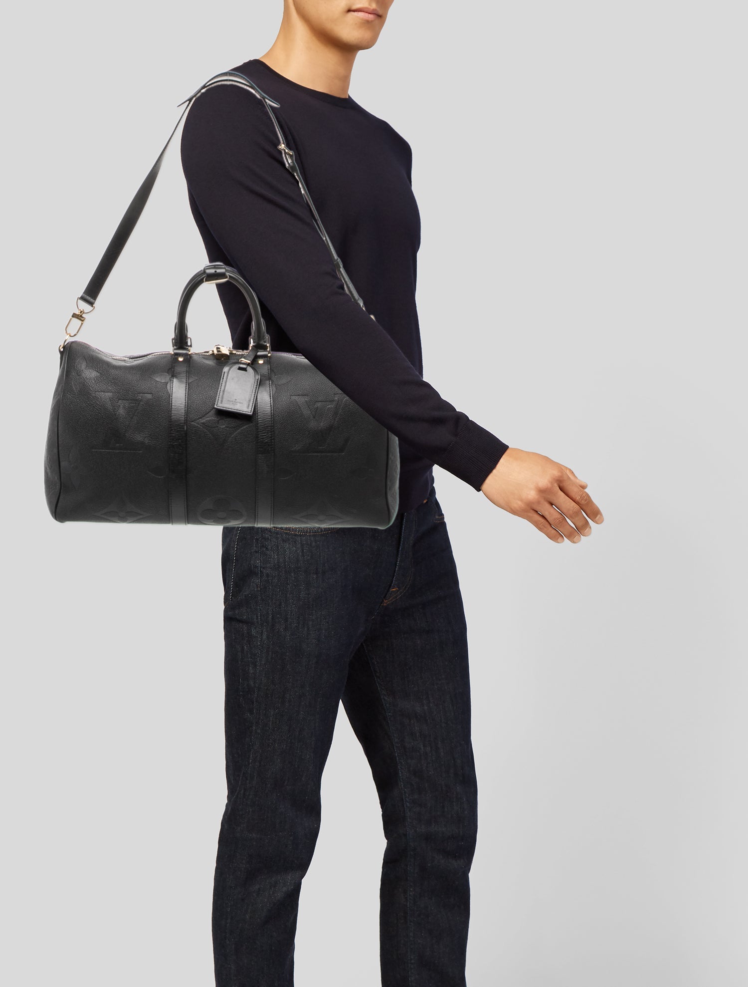 Louis Vuitton Monogram Giant Keepall Bandouliere 45