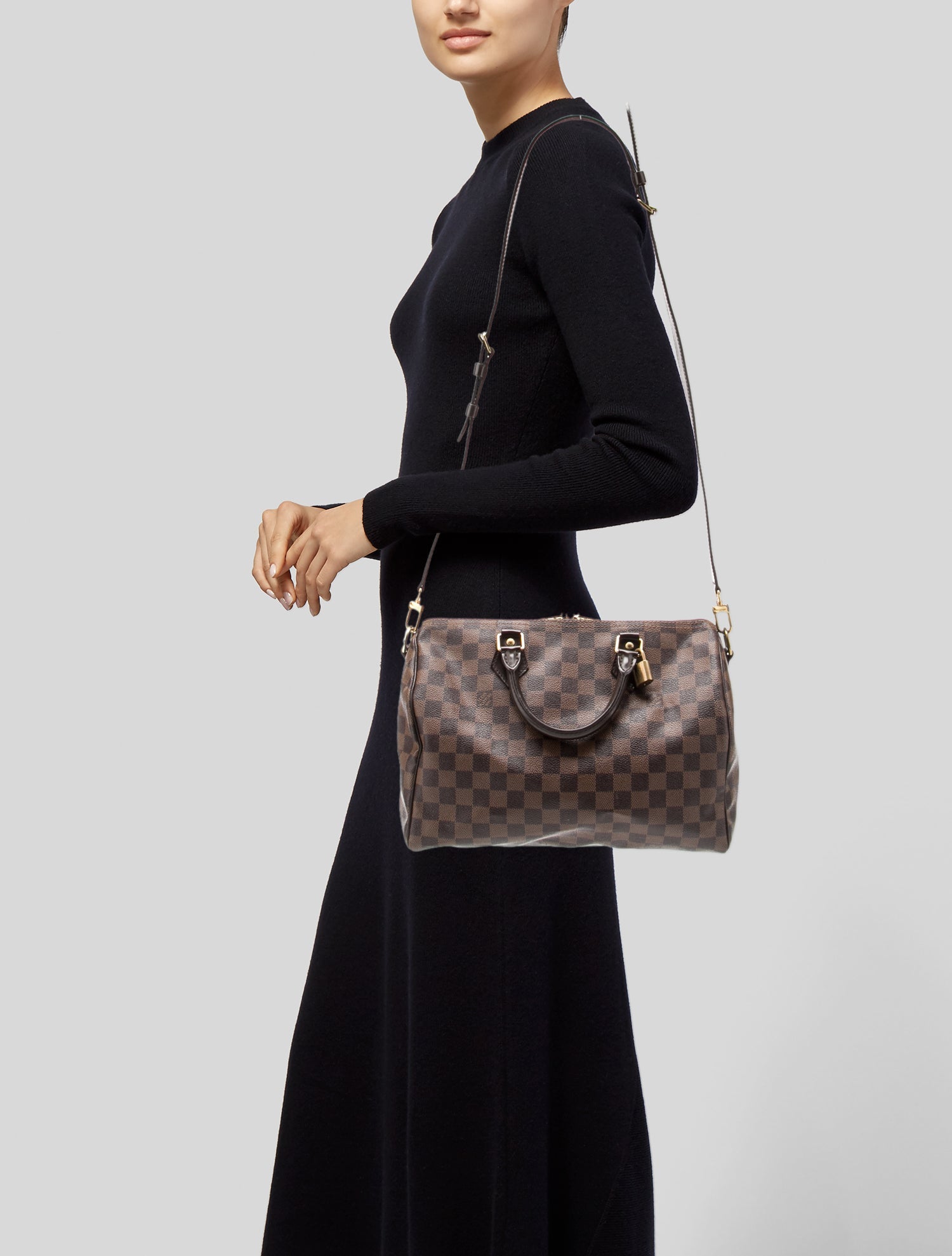 Louis Vuitton Damier Ebene Speedy Bandouliere 30