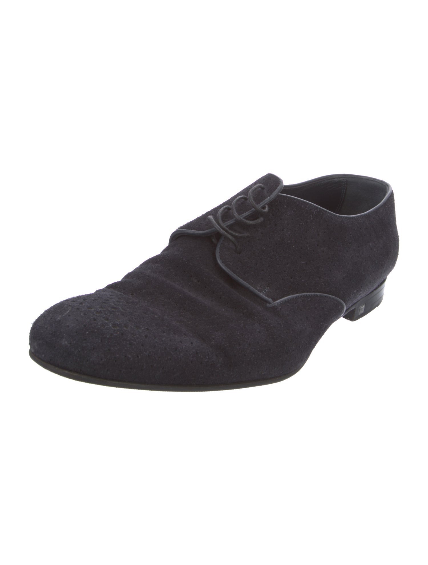 Louis Vuitton Suede Derby Shoes