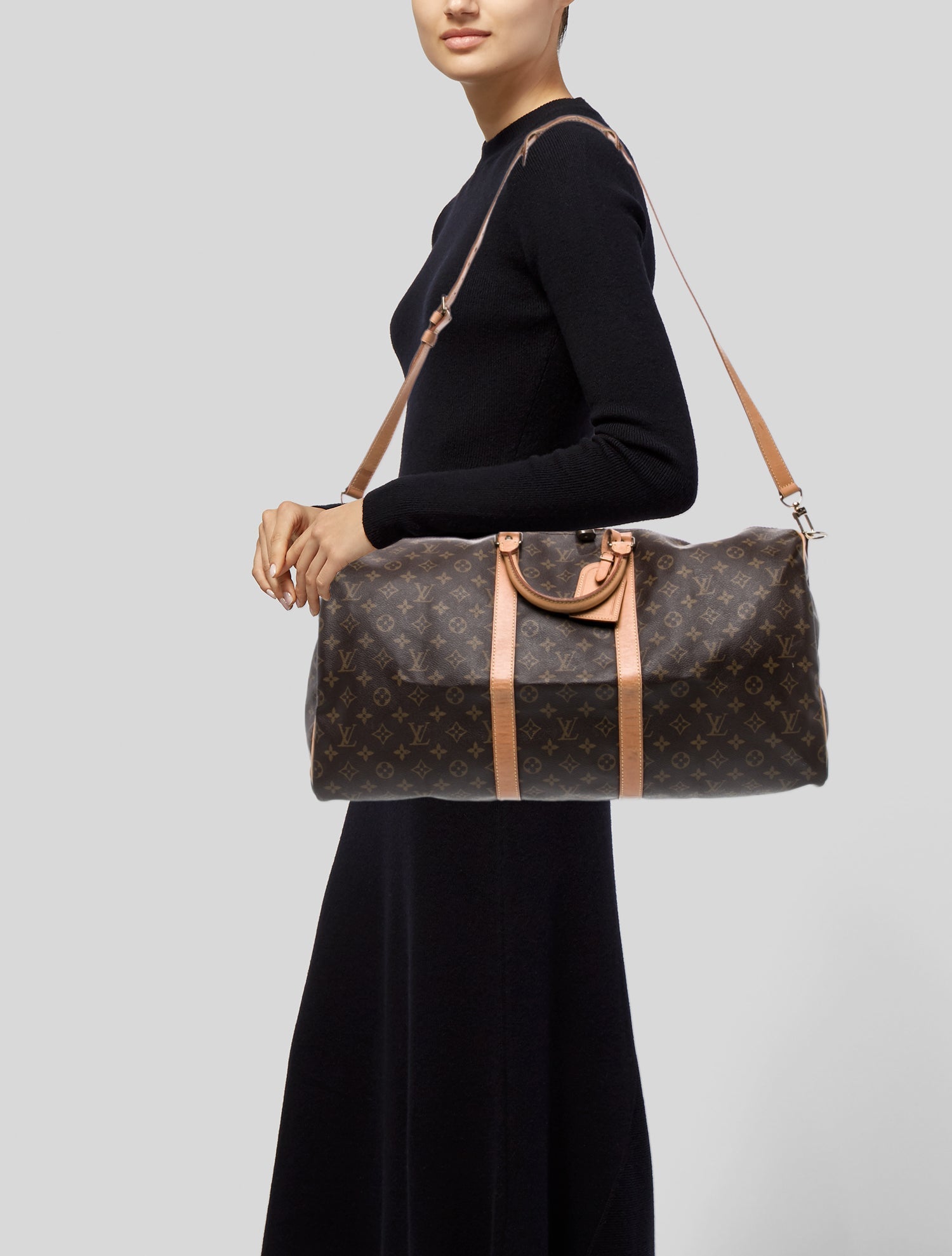 Louis Vuitton LV Monogram Keepall Bandouliere 55