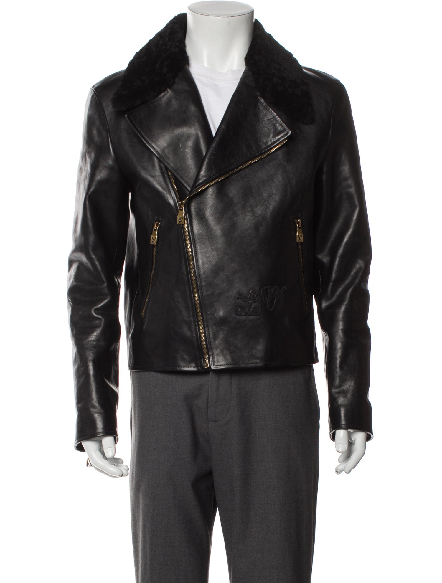 Louis Vuitton 2025 Calf Leather Moto Jacket