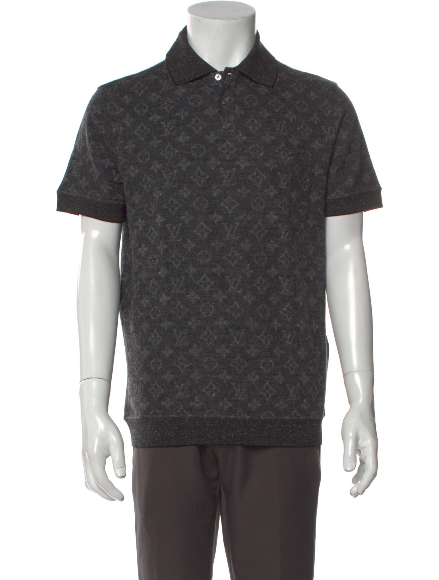 Louis Vuitton 2019 Monogram Pattern Polo Shirt