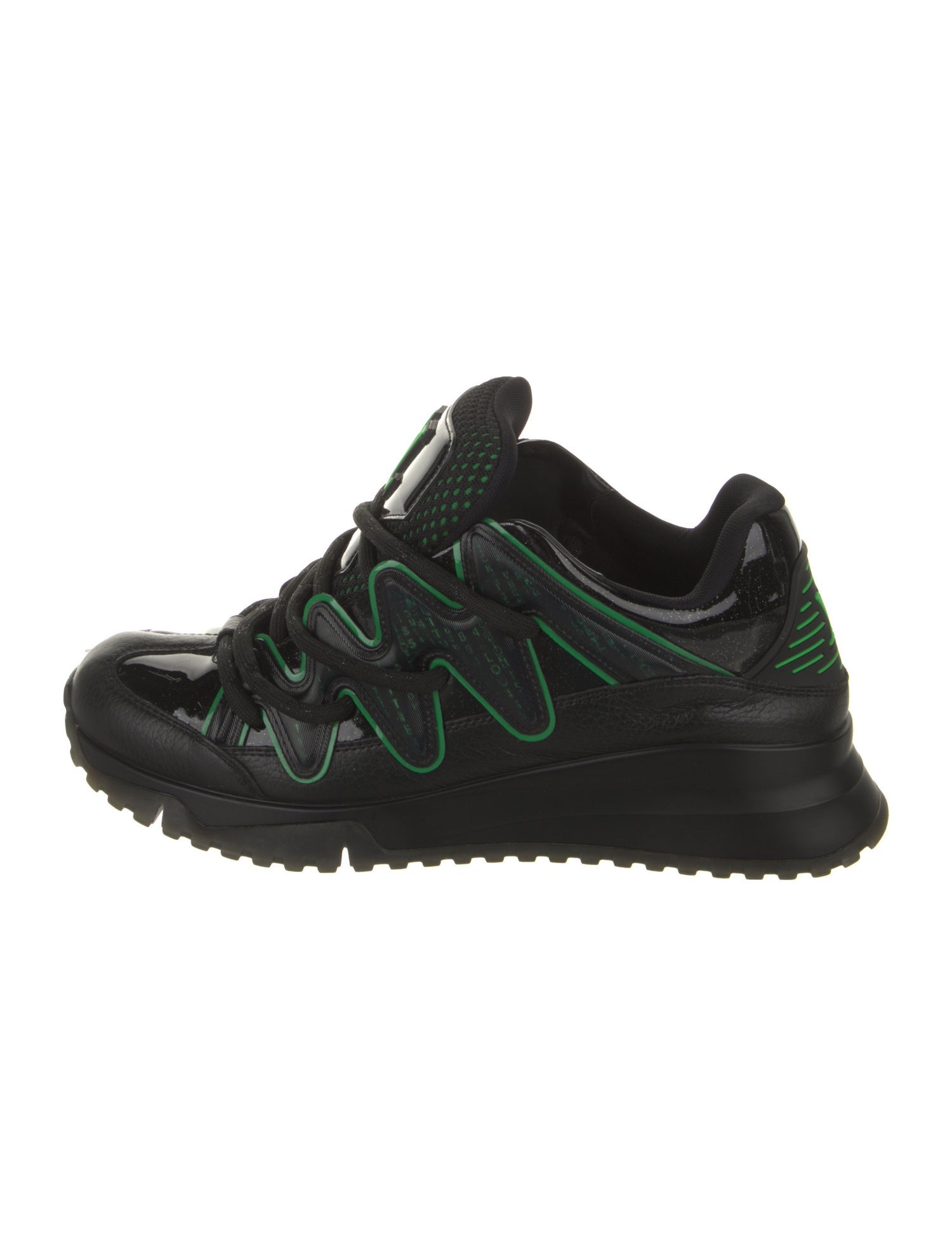 Louis Vuitton LV Monogram Patent Leather Sneakers