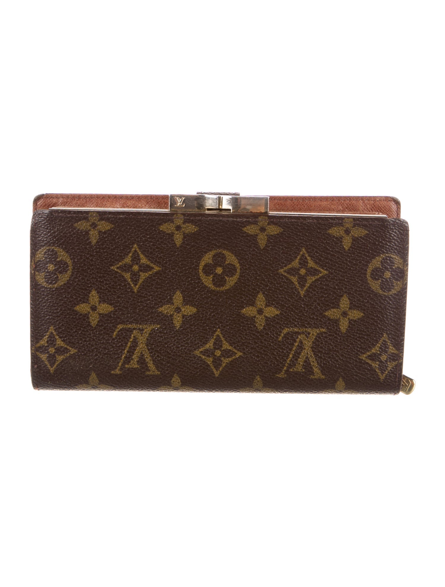 Louis Vuitton LV Monogram Coated Canvas French Purse