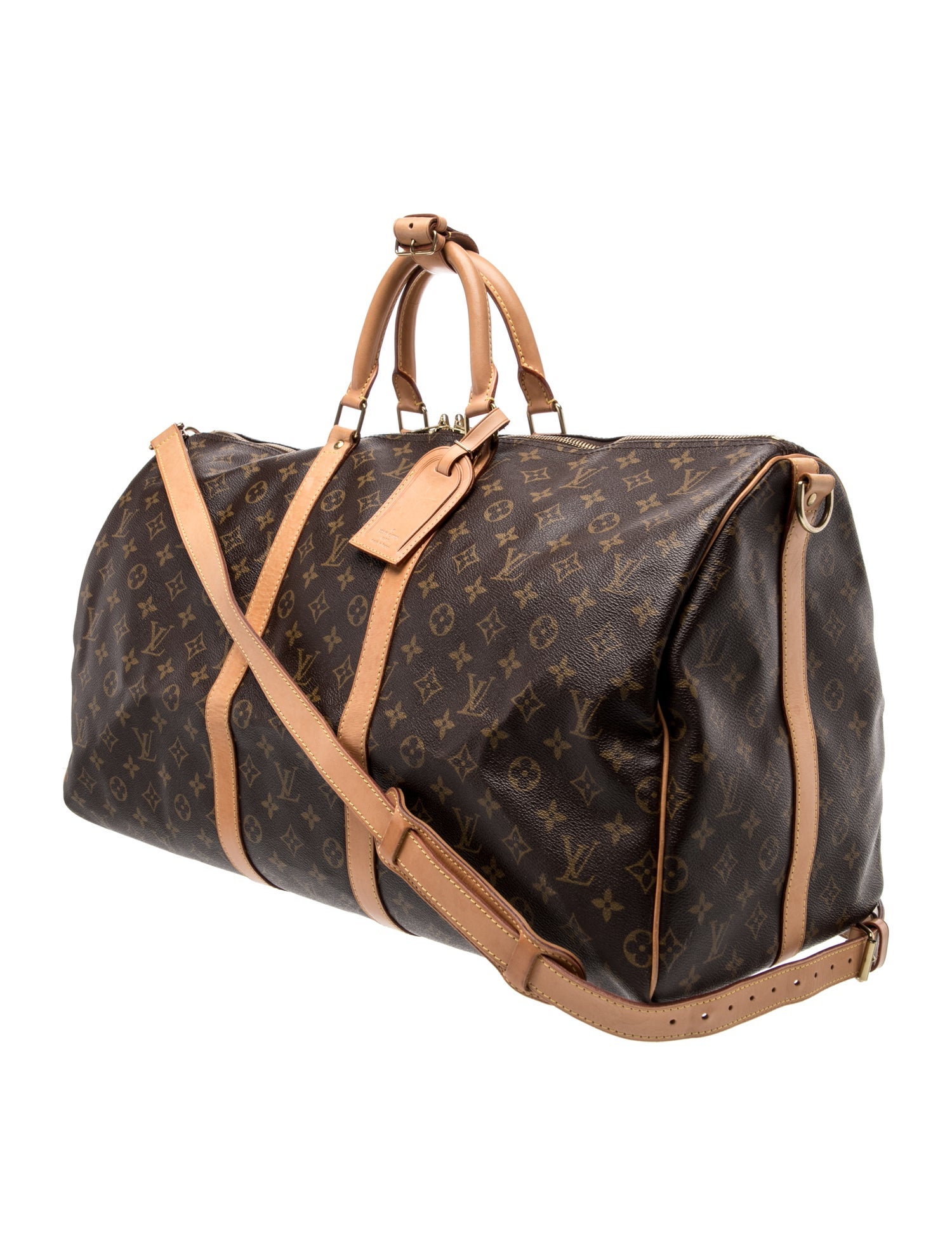 Louis Vuitton LV Monogram Keepall Bandouliere 55 Vintage