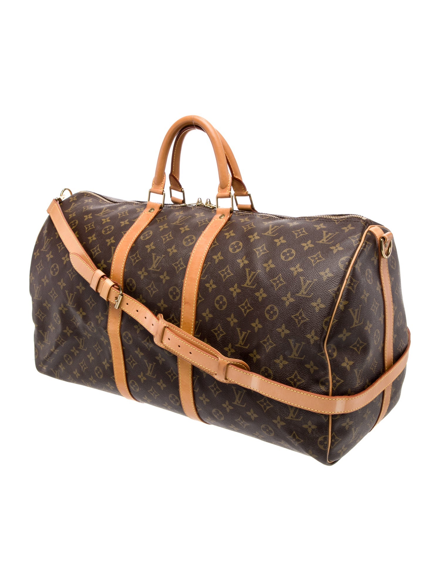 Louis Vuitton LV Monogram Keepall Bandouliere 55 Vintage