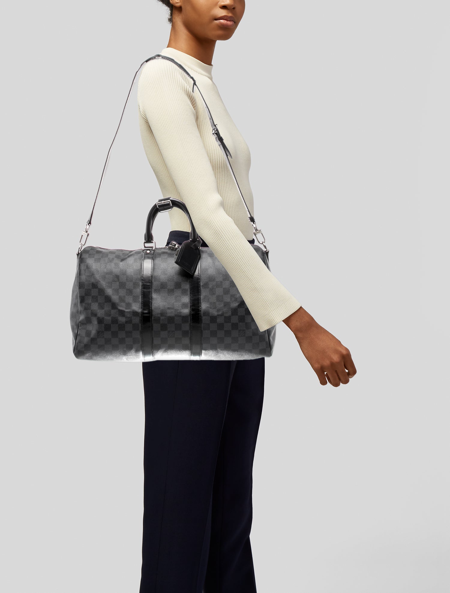Louis Vuitton Damier Graphite Keepall Bandouliere 45