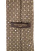 Louis Vuitton pattern silk tie