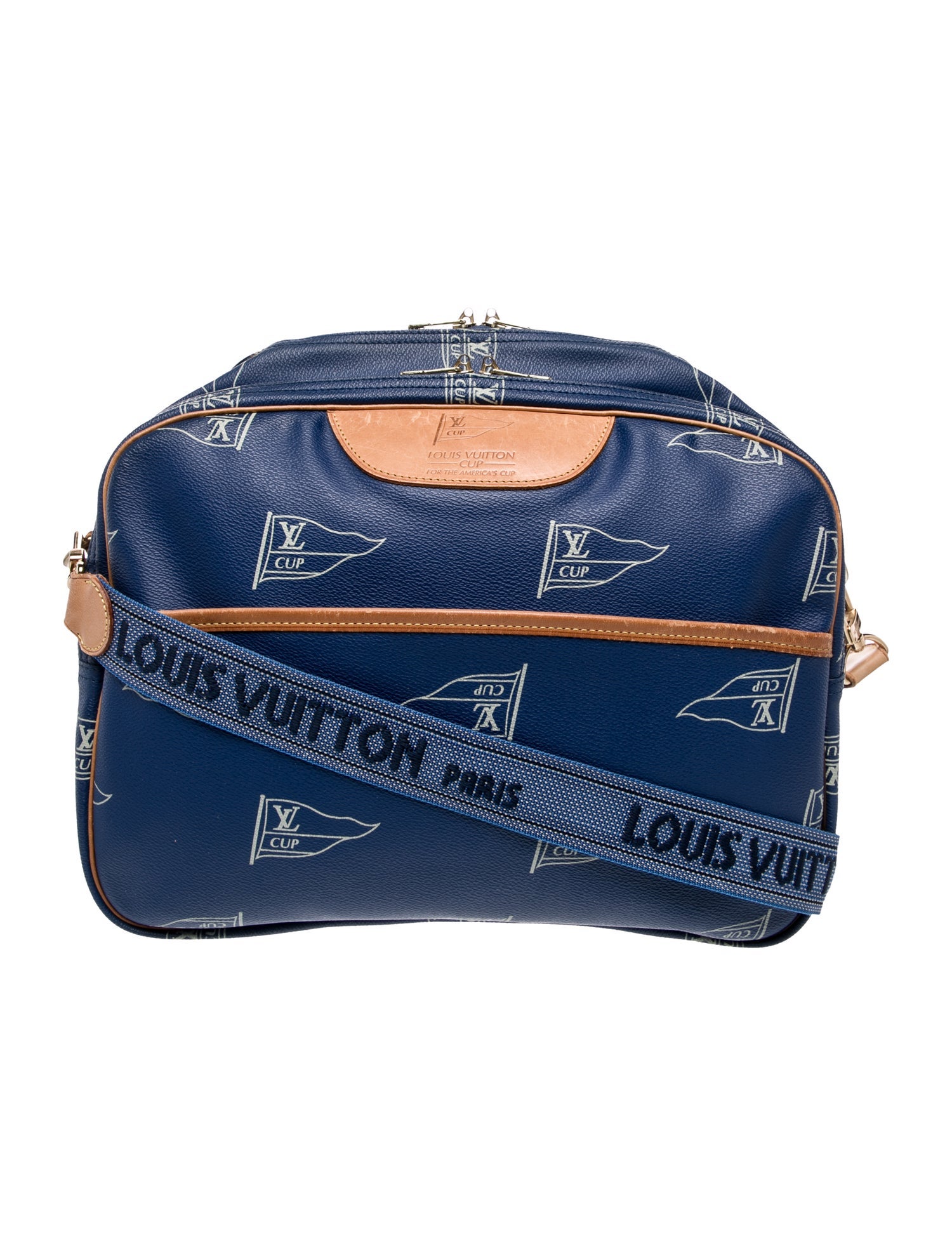 Louis Vuitton LV Monogram America's Cup Reporter Messenger Bag MM