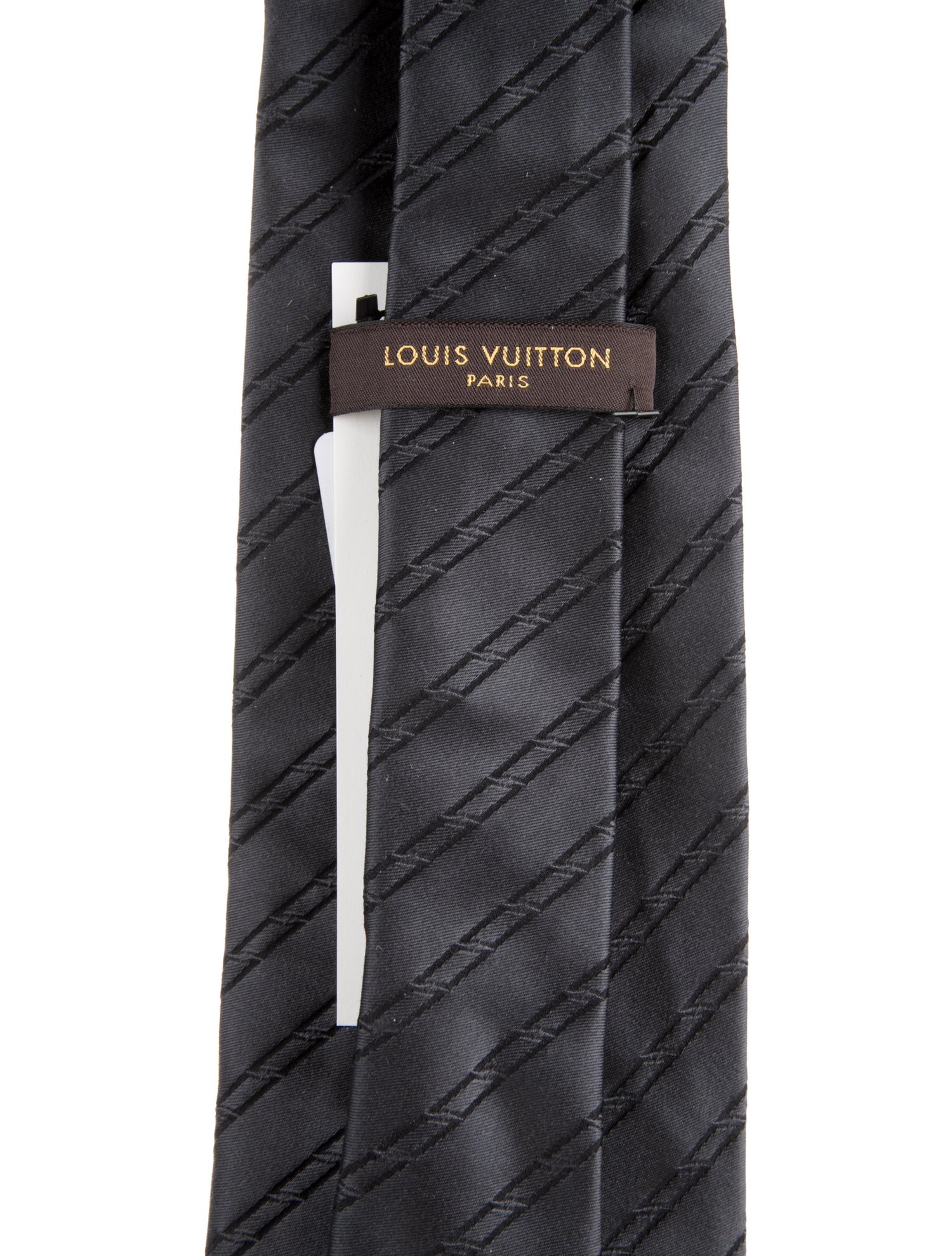 Louis Vuitton Pattern Print Silk Tie