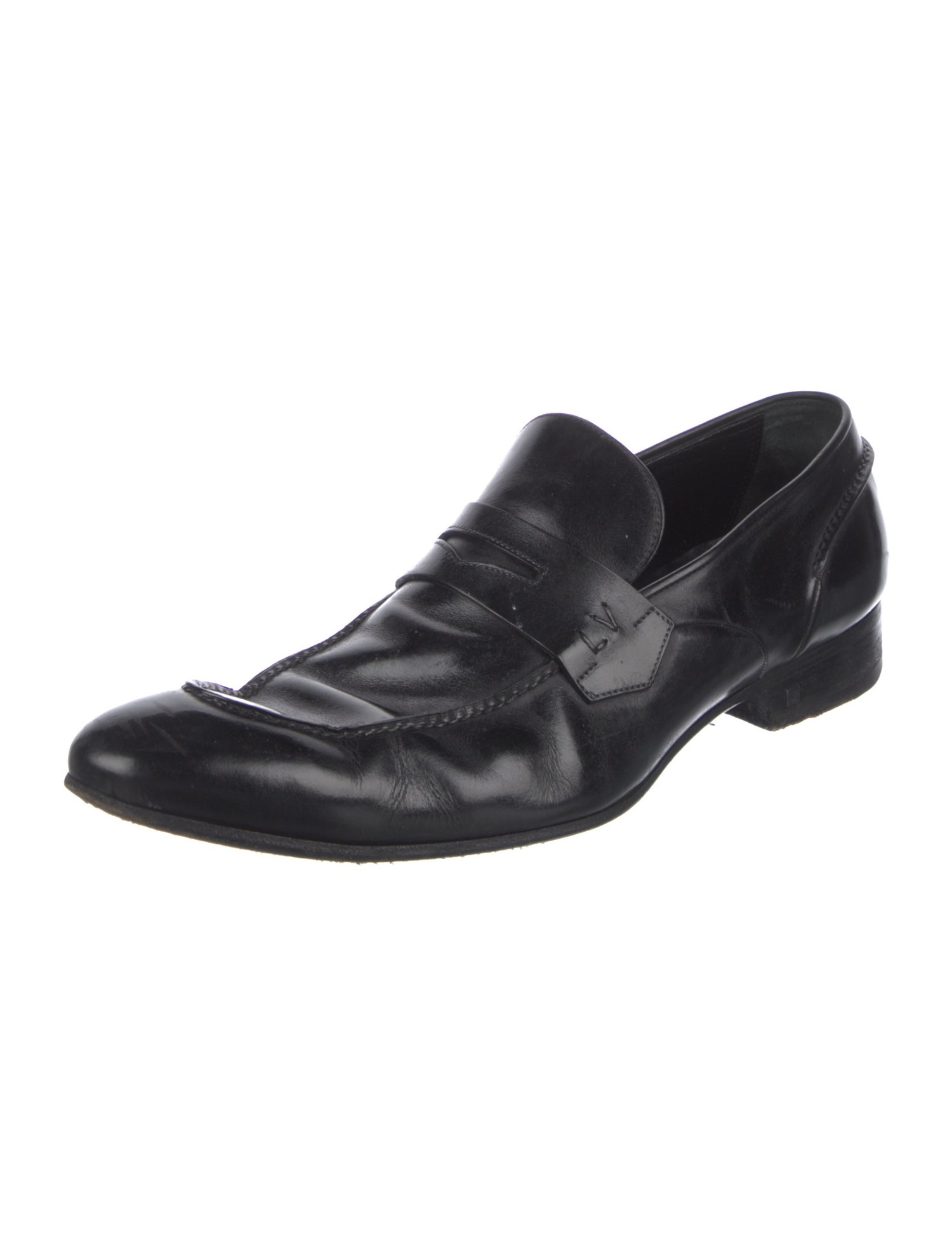Louis Vuitton Leather Dress Loafers