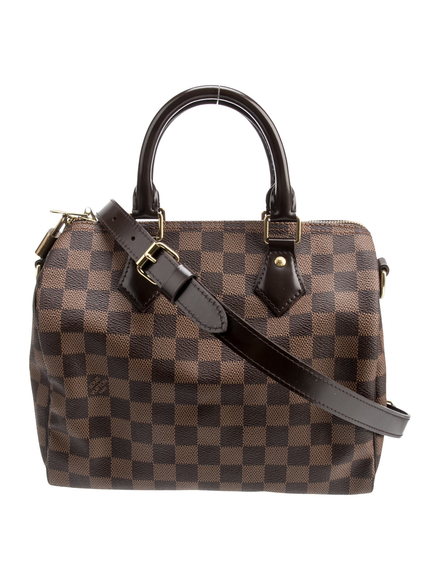 Louis Vuitton Damier Ebene Speedy Bandouliere 25