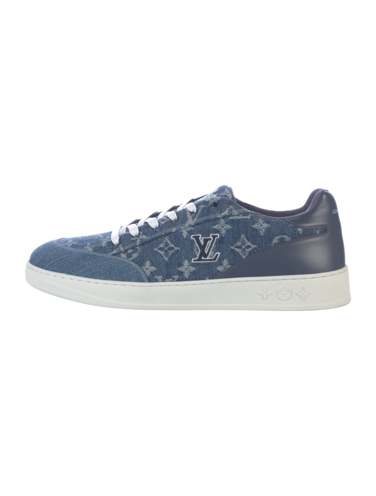 Louis Vuitton Denim Patterned Sneakers
