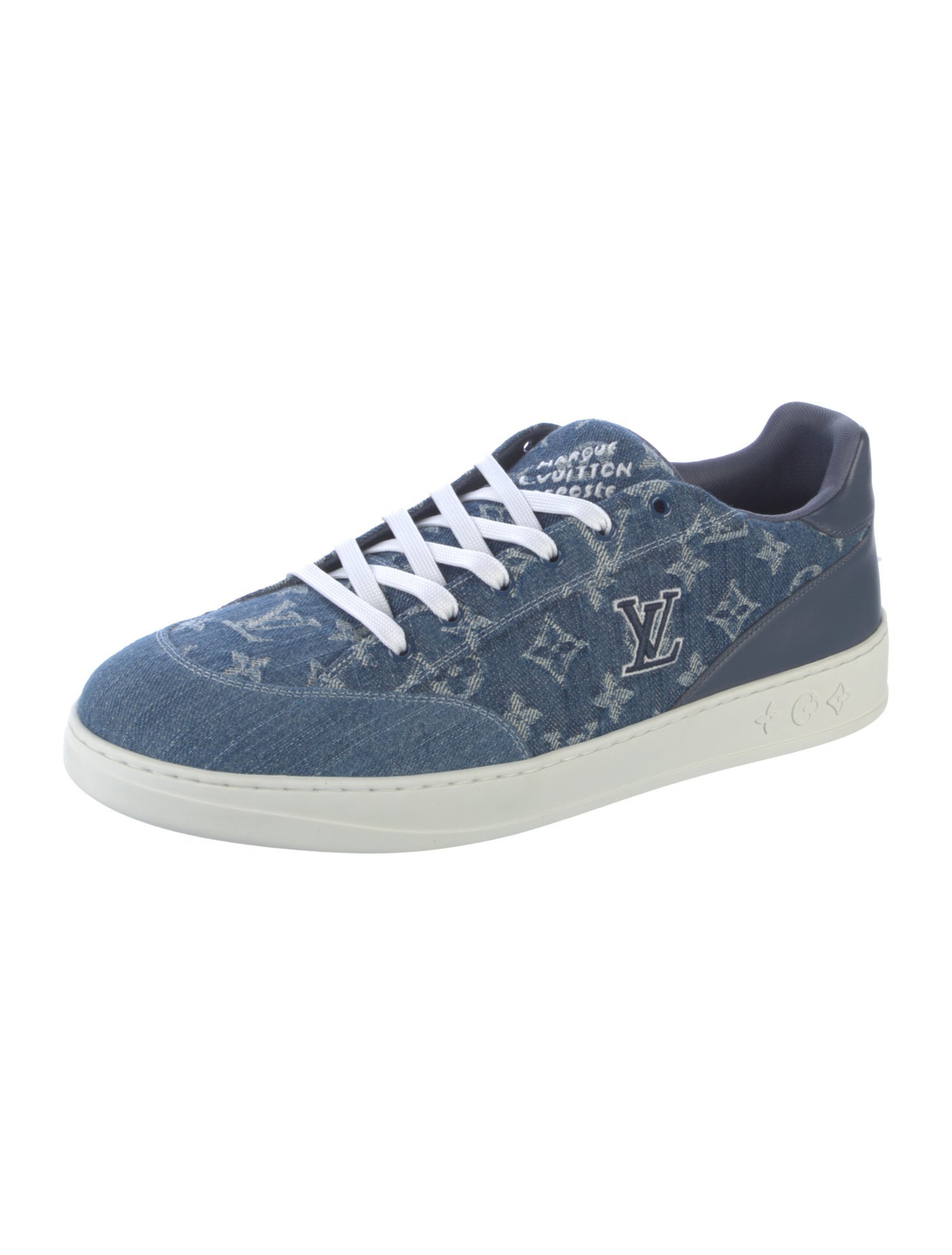 Louis Vuitton Denim Patterned Sneakers