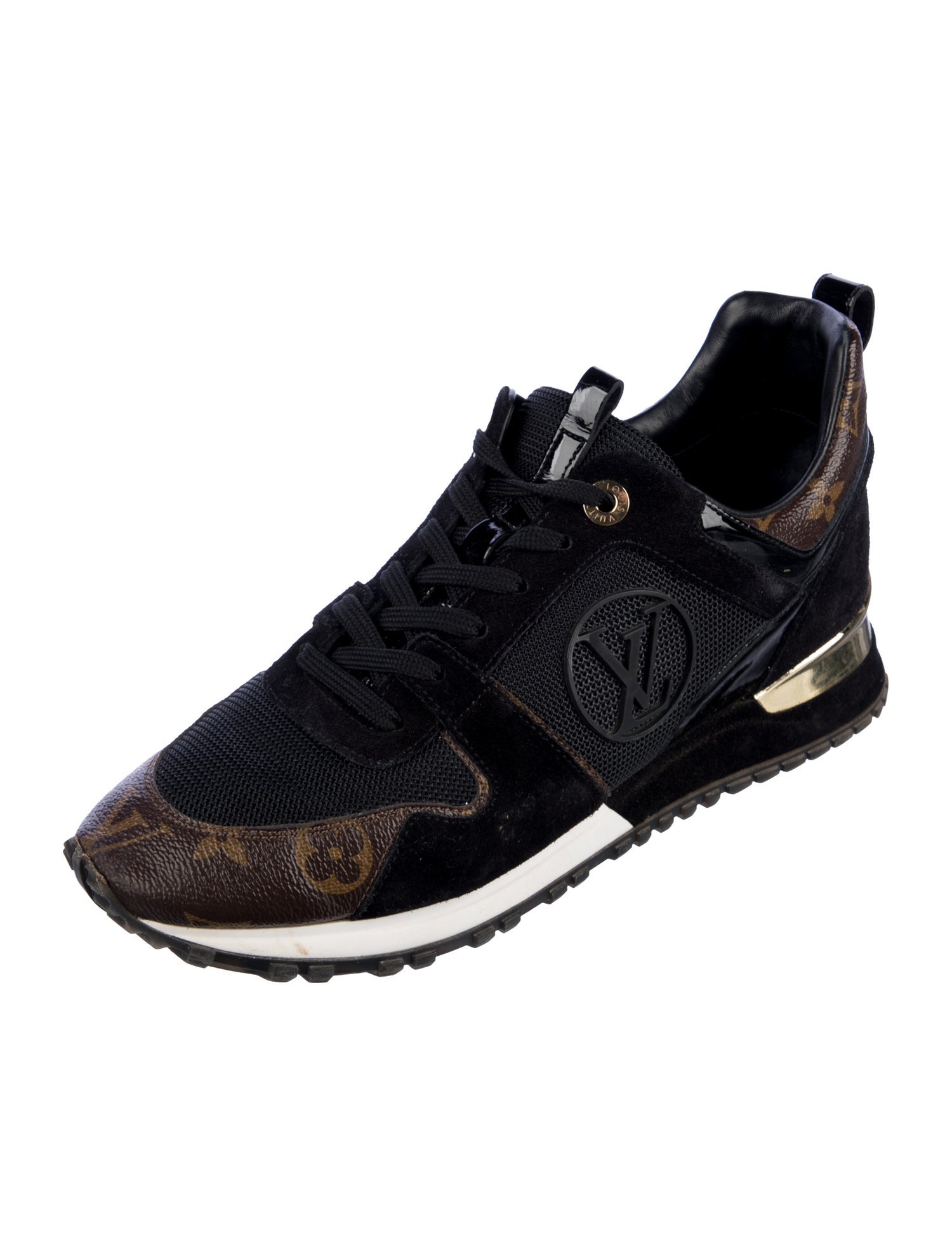 Louis Vuitton LV Monogram Suede Sneakers