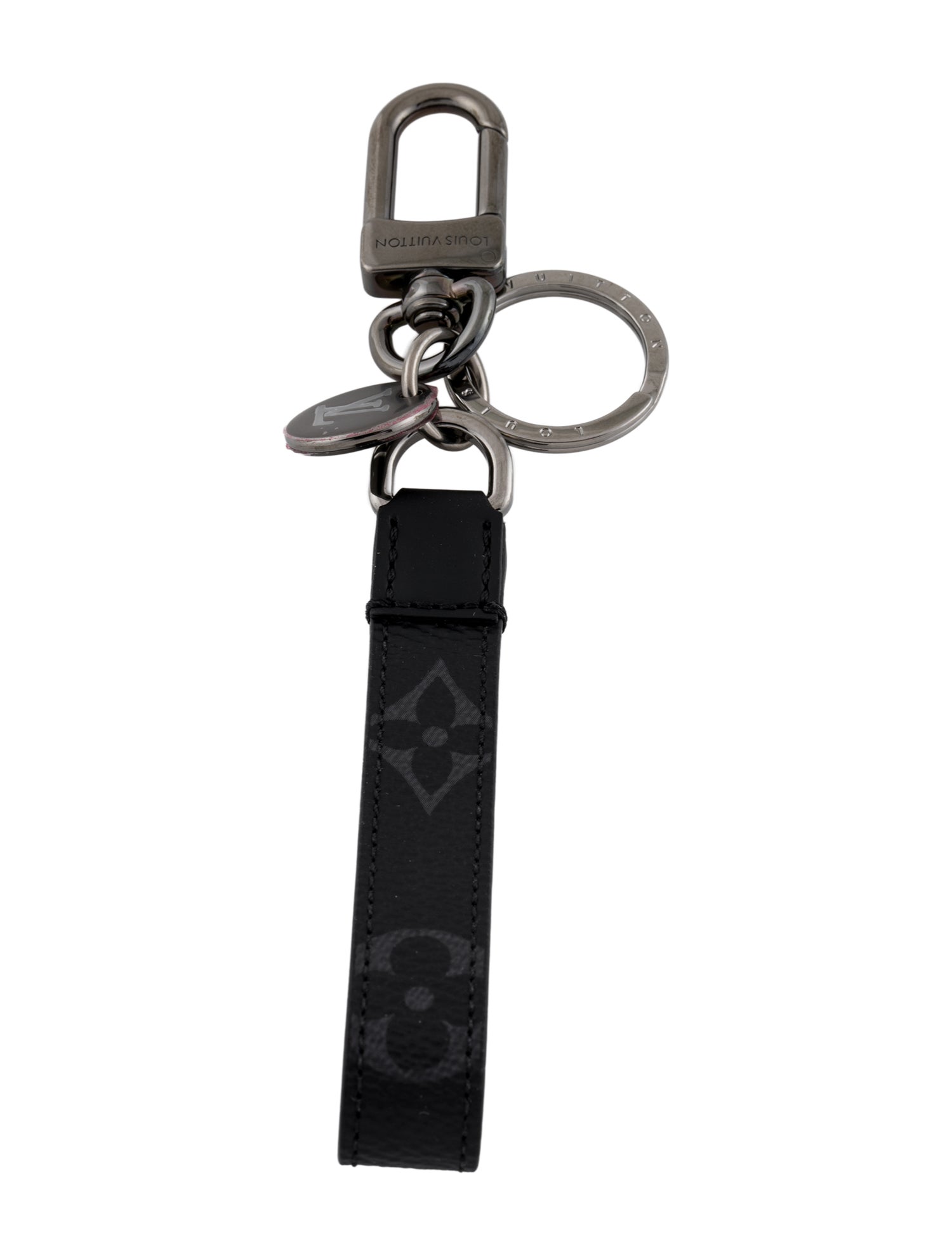 Louis Vuitton Monogram Eclipse Dragonne Bag Charm & Key Holder w/Tags