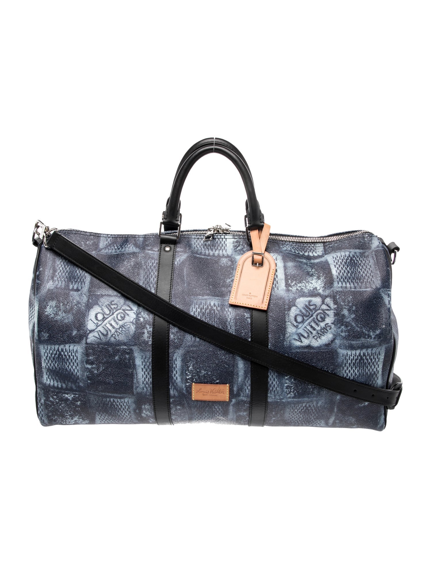 Louis Vuitton Damier Cobalt Keepall Bandouliere 50