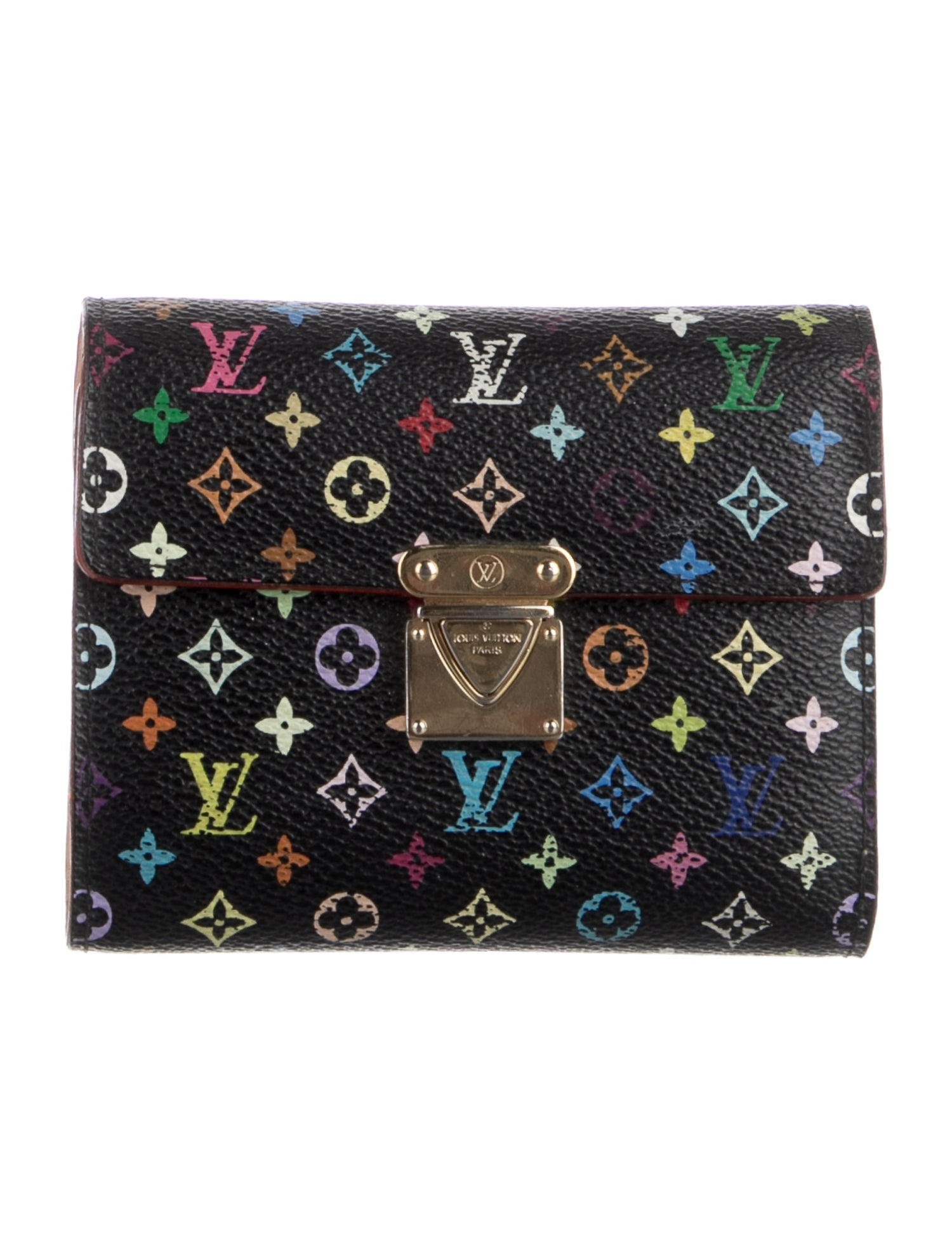 Louis Vuitton Multicolore Monogram Pattern Coated Canvas Compact Wallet