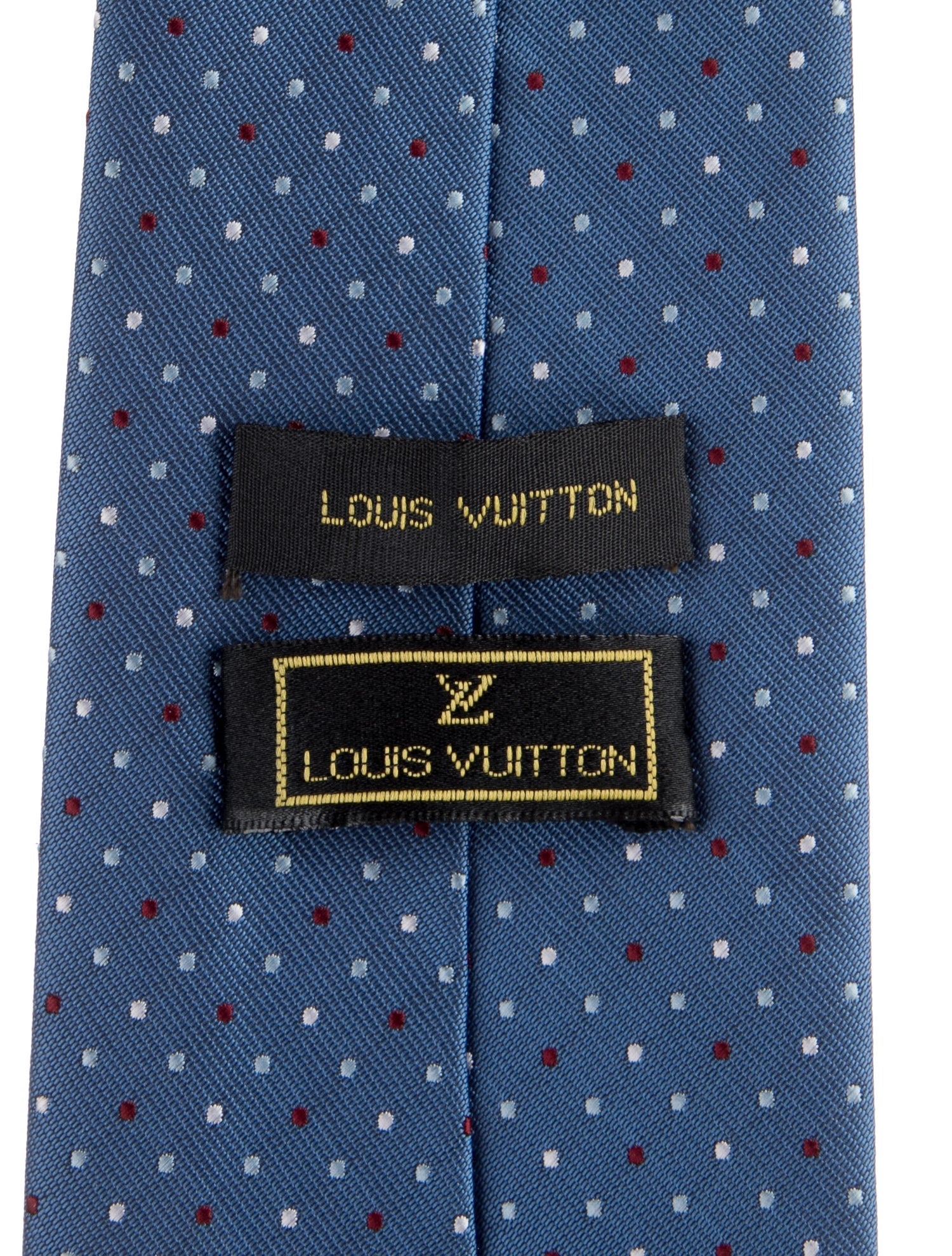 Louis Vuitton pattern print tie