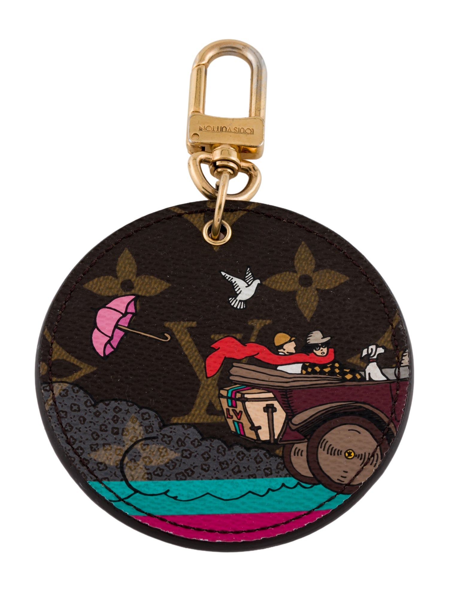 Louis Vuitton Illustre Round Key & Bag Charm