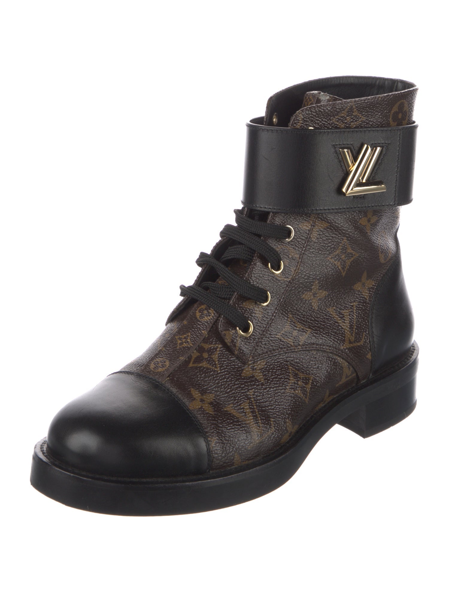 Louis Vuitton LV Monogram Combat Boots