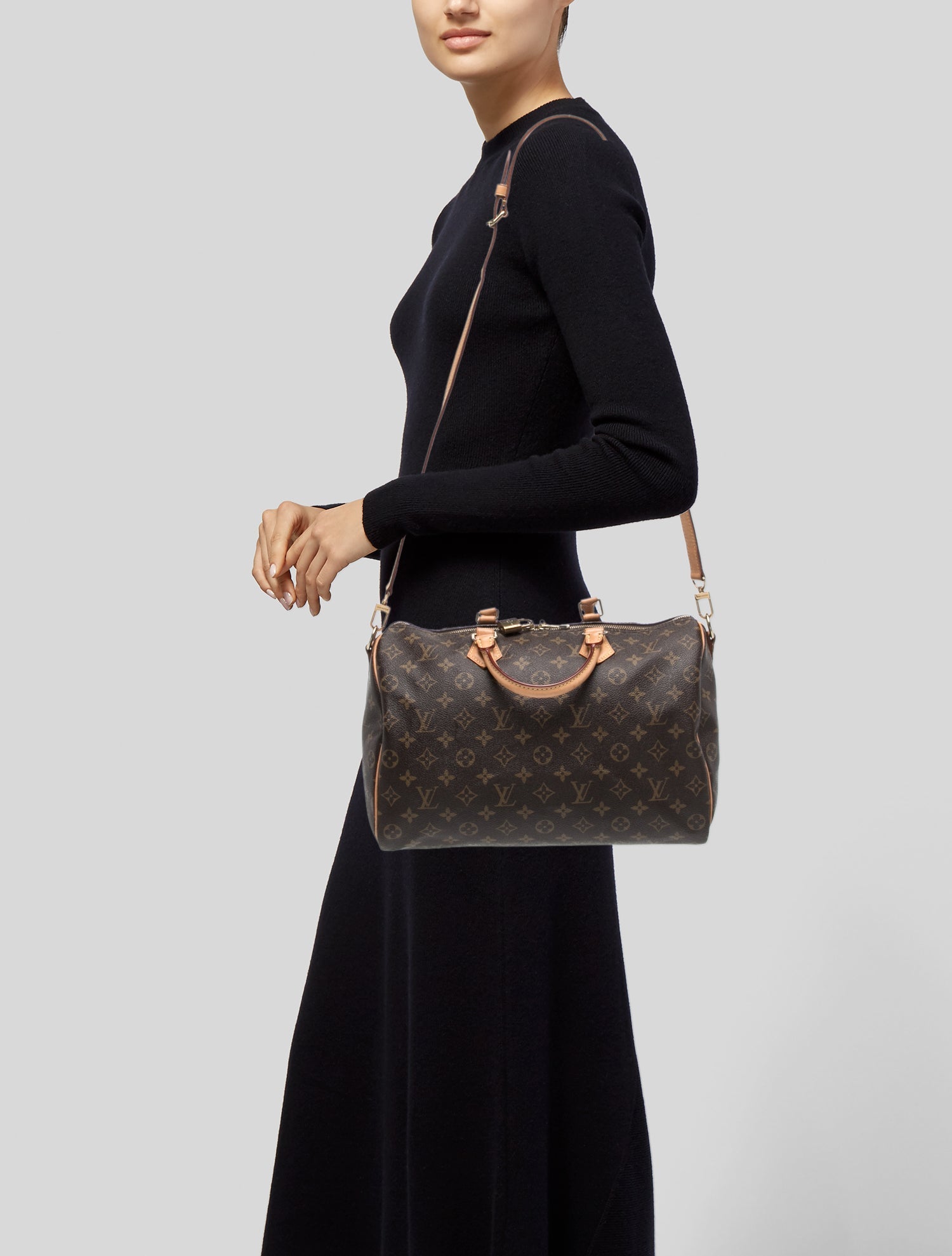 Louis Vuitton LV Monogram Speedy Bandouliere 35