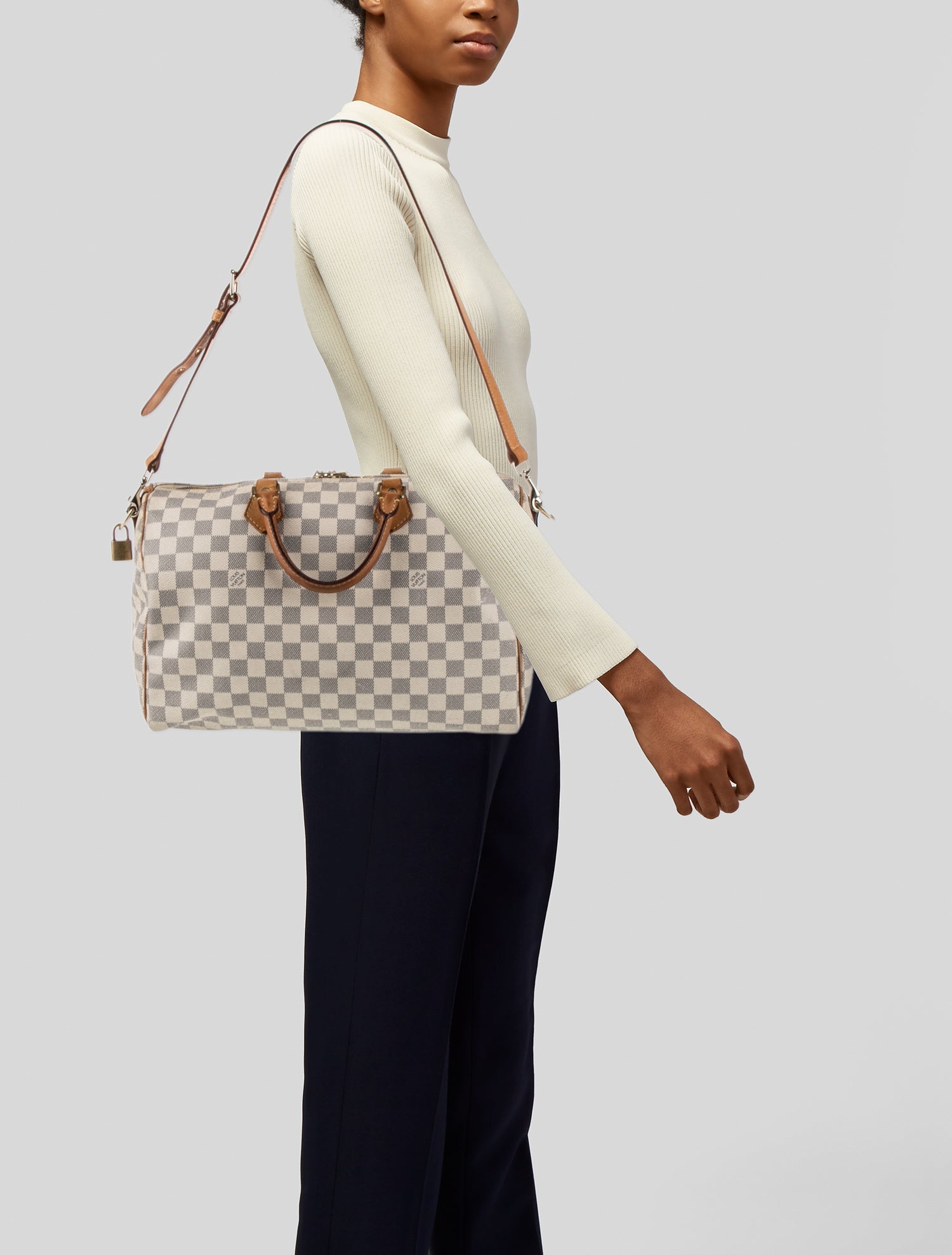 Louis Vuitton Damier Azur Speedy Bandouliere 35