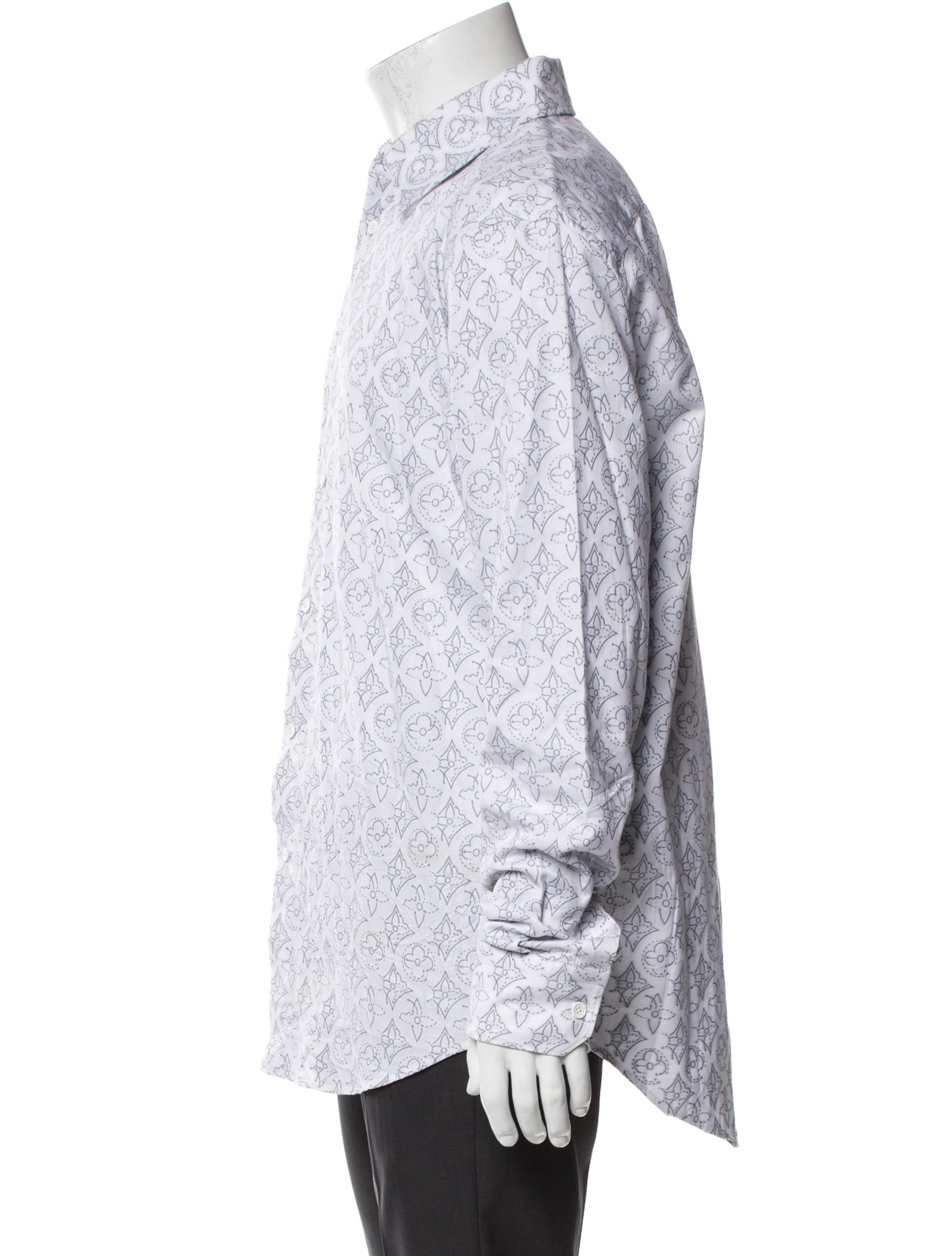 Louis Vuitton 2021 Monogram Pattern Shirt