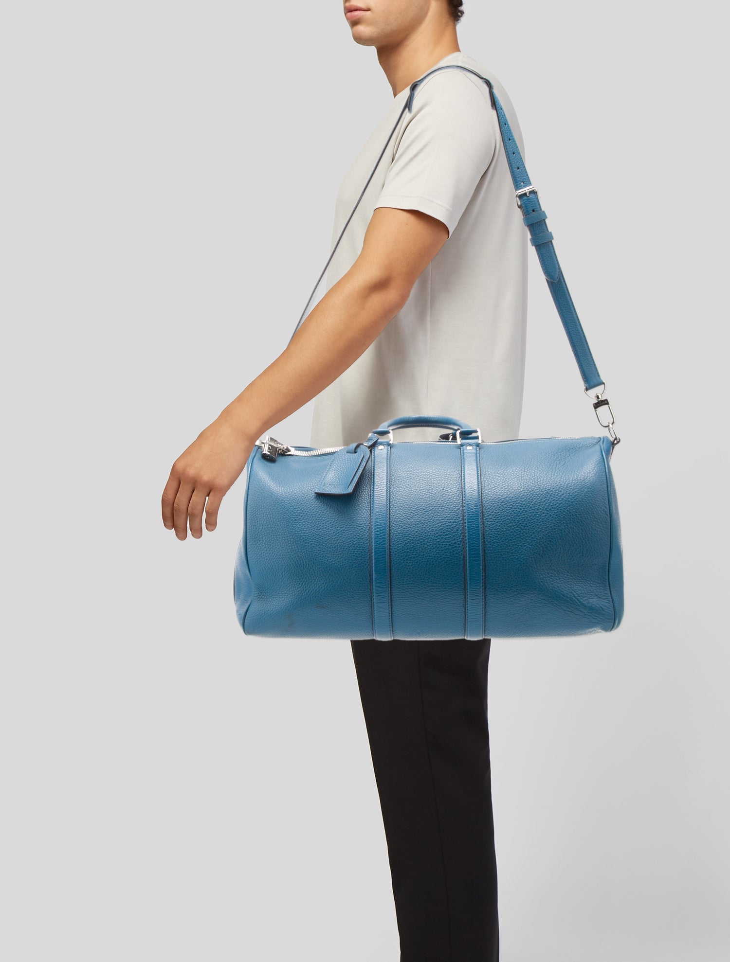 Louis Vuitton Taurillon Leather Keepall Bandouliere 45